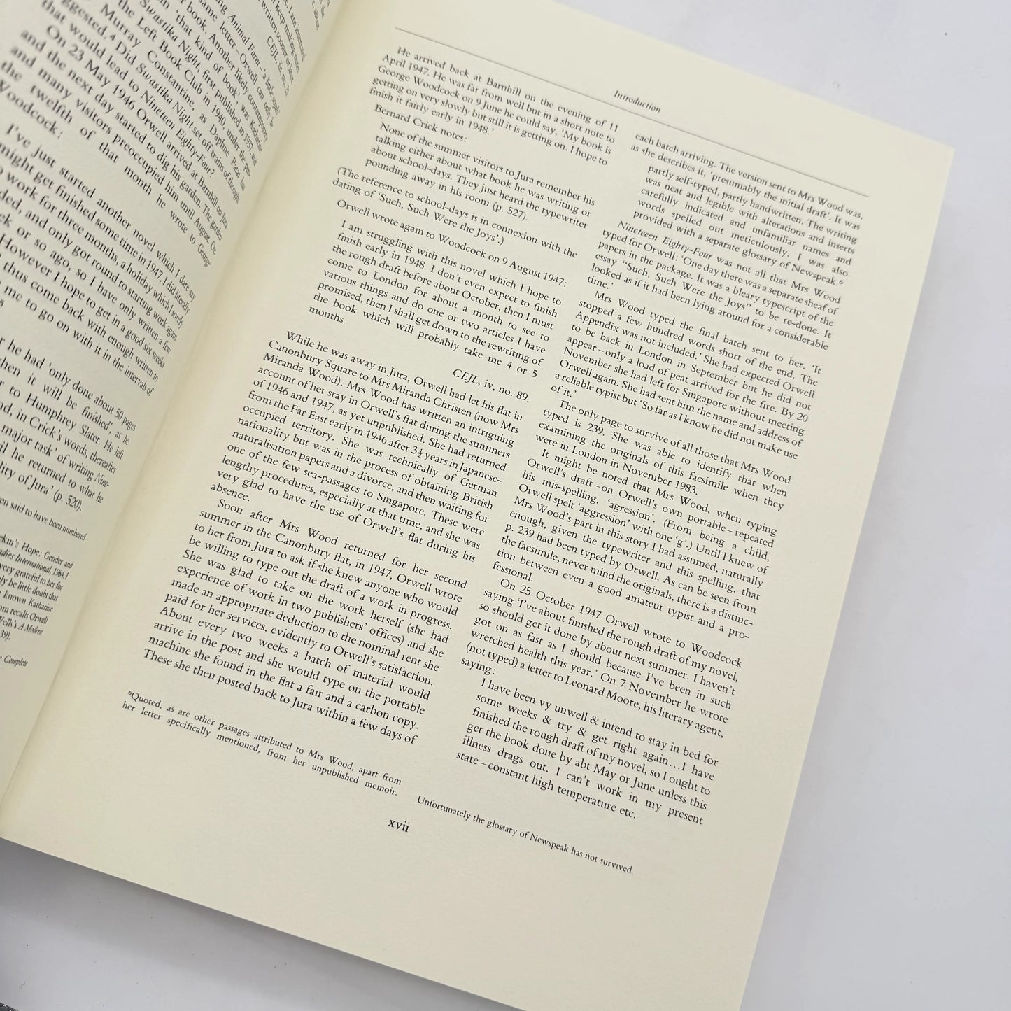 "1984" Boxed limited edition — #4 of 55 copies — The Facsimile of the Extant Manuscript