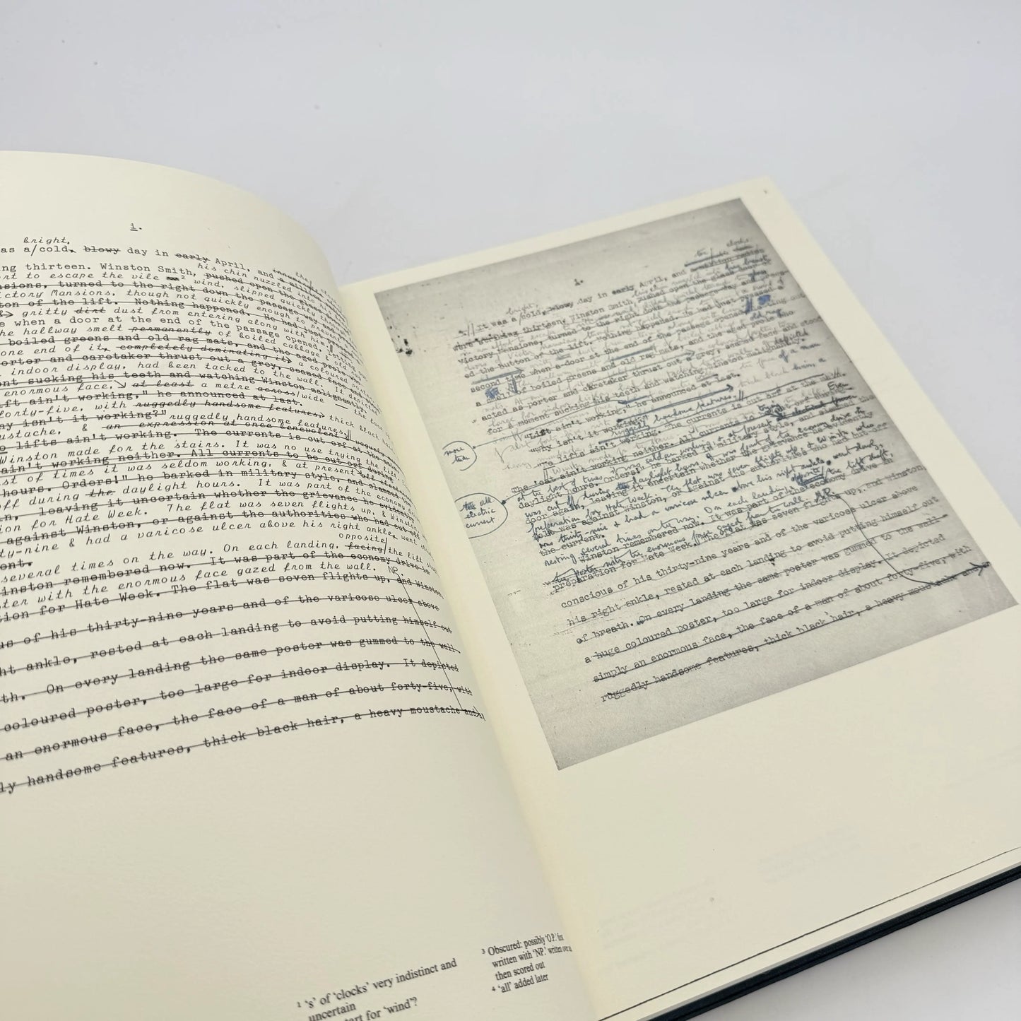 "1984" Boxed limited edition — #4 of 55 copies — The Facsimile of the Extant Manuscript