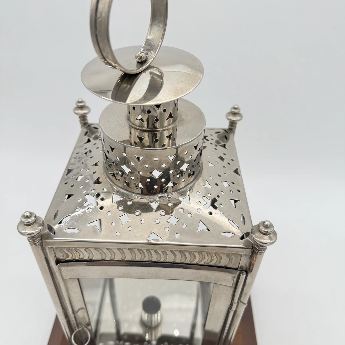 Top view of "The Original Bicentennial Paul Revere ~ North Church Lantern — Numbered — Authorized by the Concord Antiquarian Society" from The History List Store.