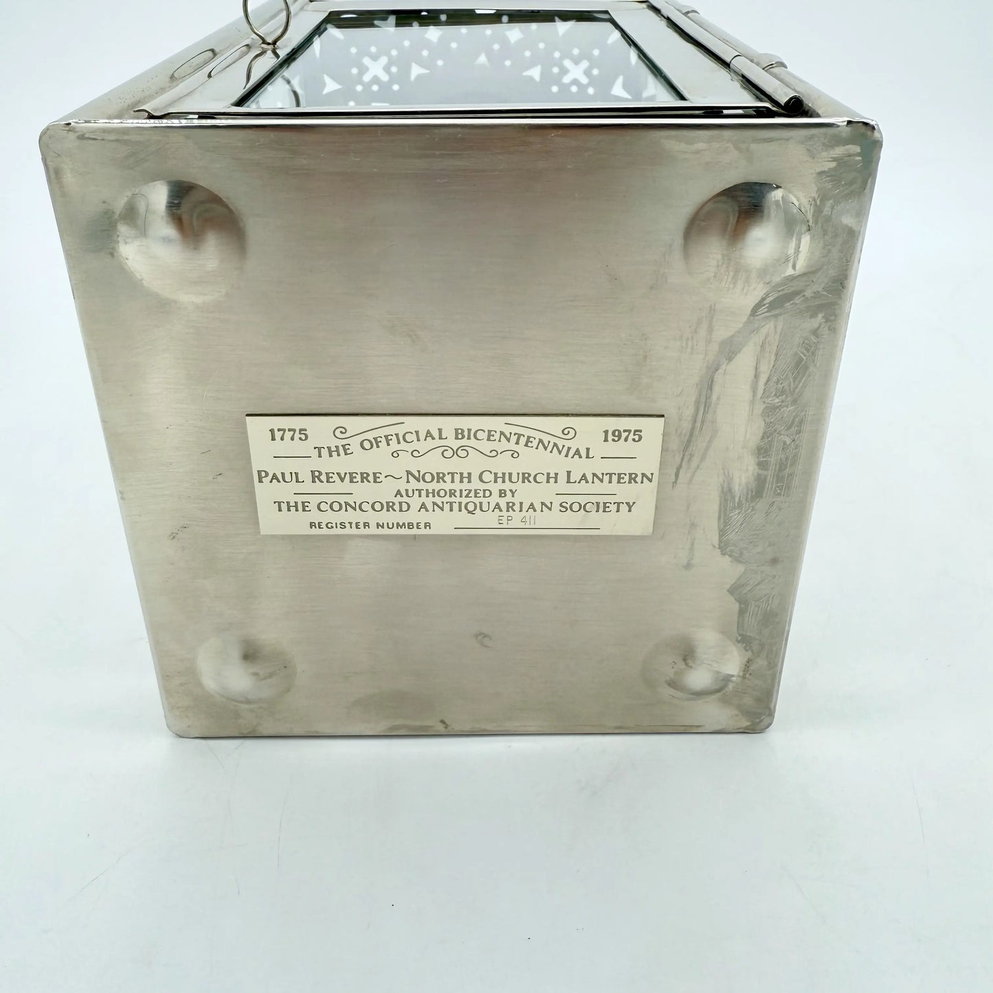 The Original Bicentennial Paul Revere ~ North Church Lantern — Numbered — Authorized by the Concord Antiquarian Society