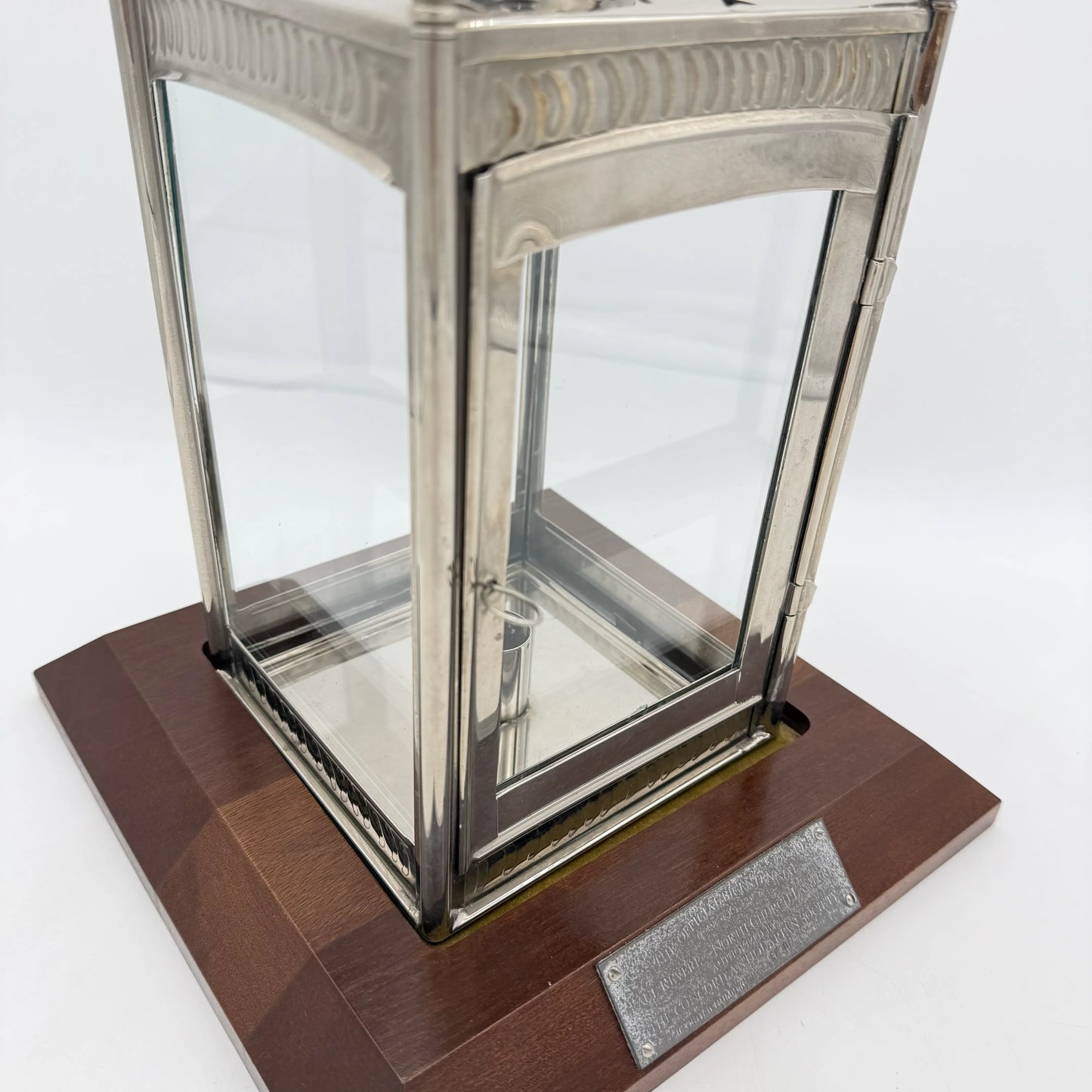 Front of "The Original Bicentennial Paul Revere ~ North Church Lantern — Numbered — Authorized by the Concord Antiquarian Society" from The History List Store.
