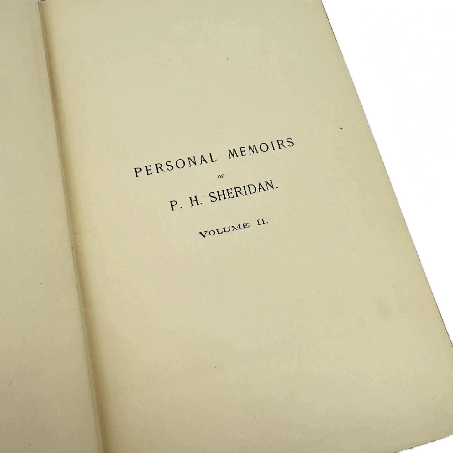 Personal Memoirs of P.H. Sheridan — Two volumes — 1888