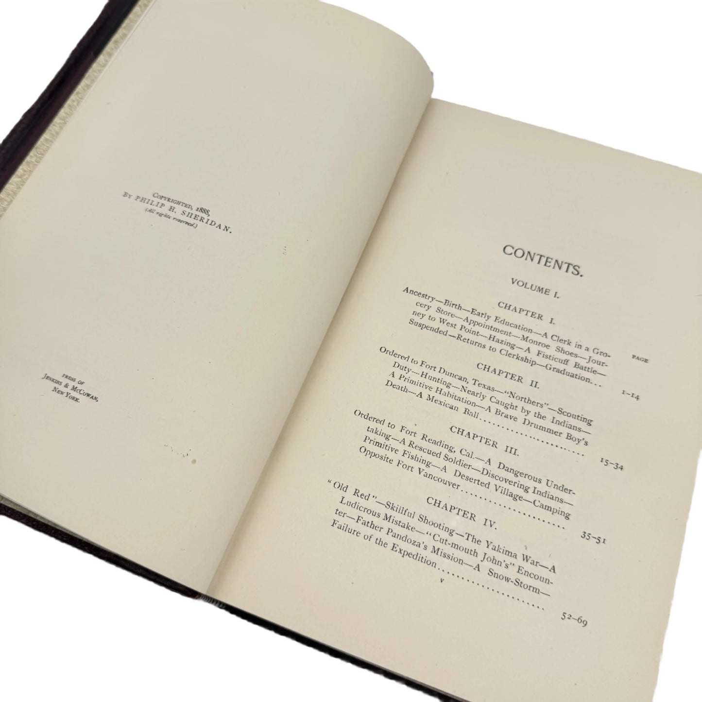 Personal Memoirs of P.H. Sheridan — Two volumes — 1888