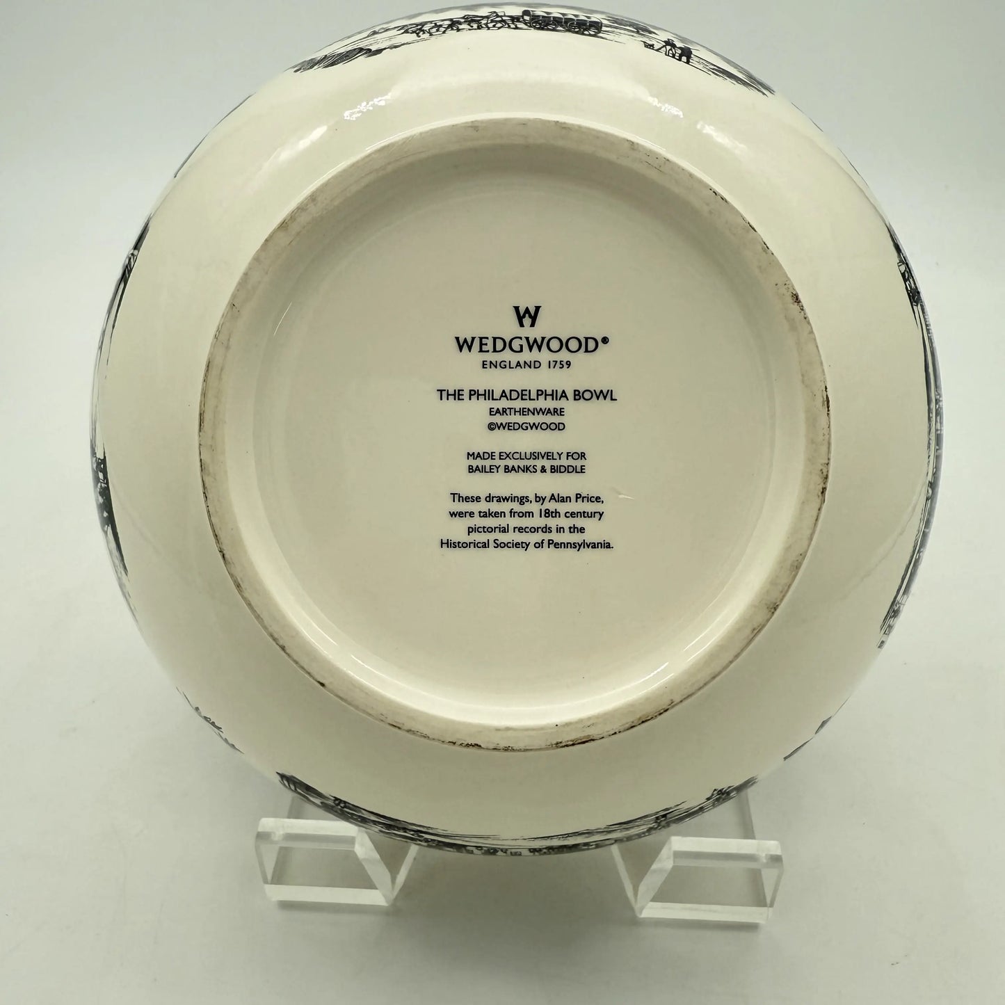 Wedgwood "Philadelphia Bowl" — Signing the Articles of Confederation in 1778