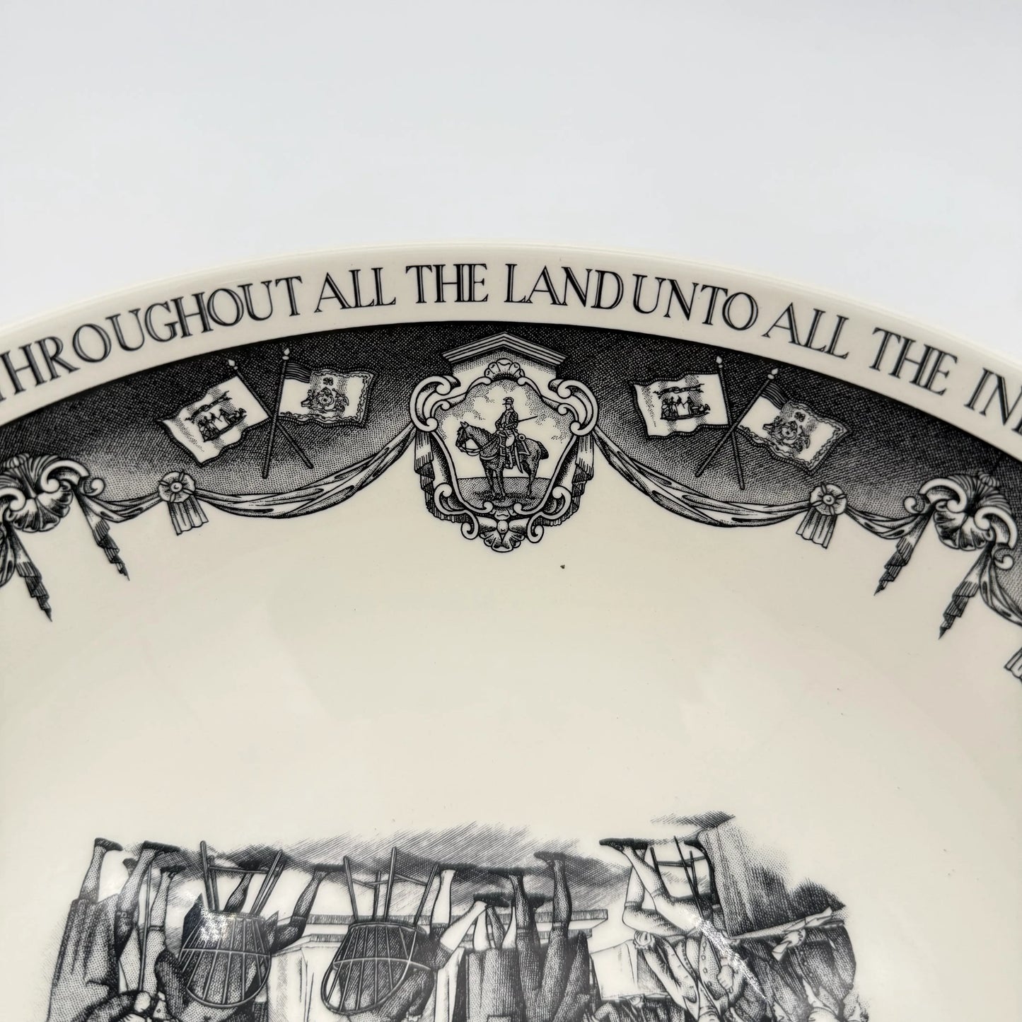 Wedgwood "Philadelphia Bowl" — Signing the Articles of Confederation in 1778