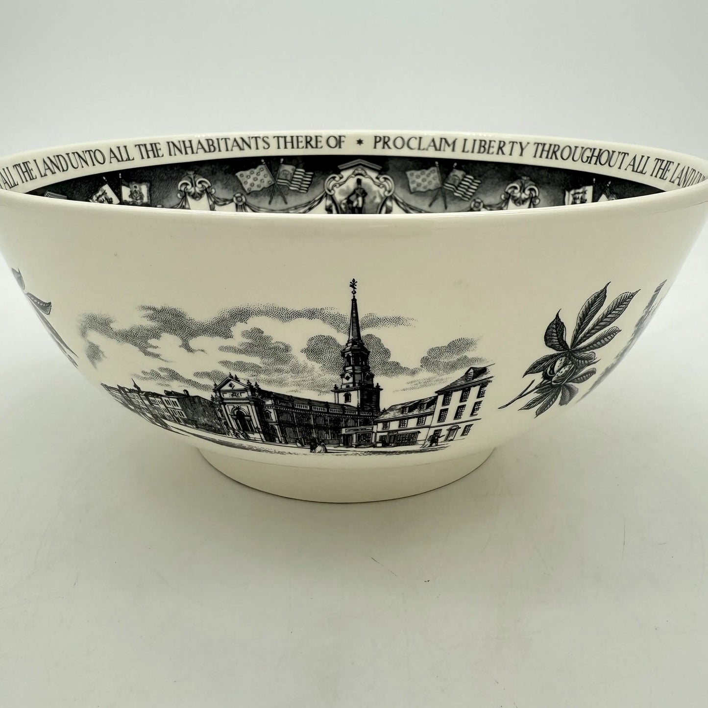 Wedgwood "Philadelphia Bowl" — Signing the Articles of Confederation in 1778