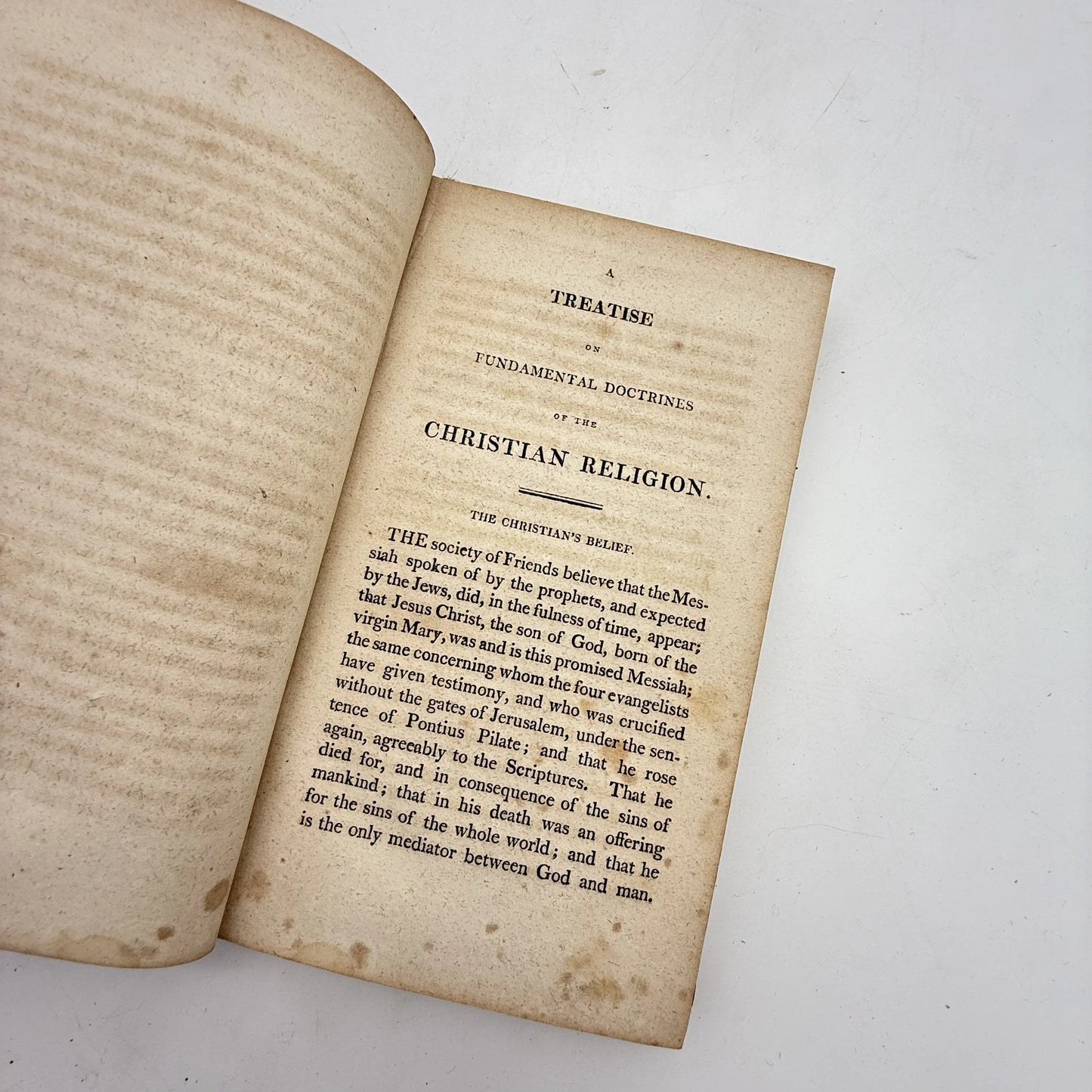 Quaker publication — 1815 — "Treatise on Fundamental Doctrines of the Christian Religion" by Jesse Kersey
