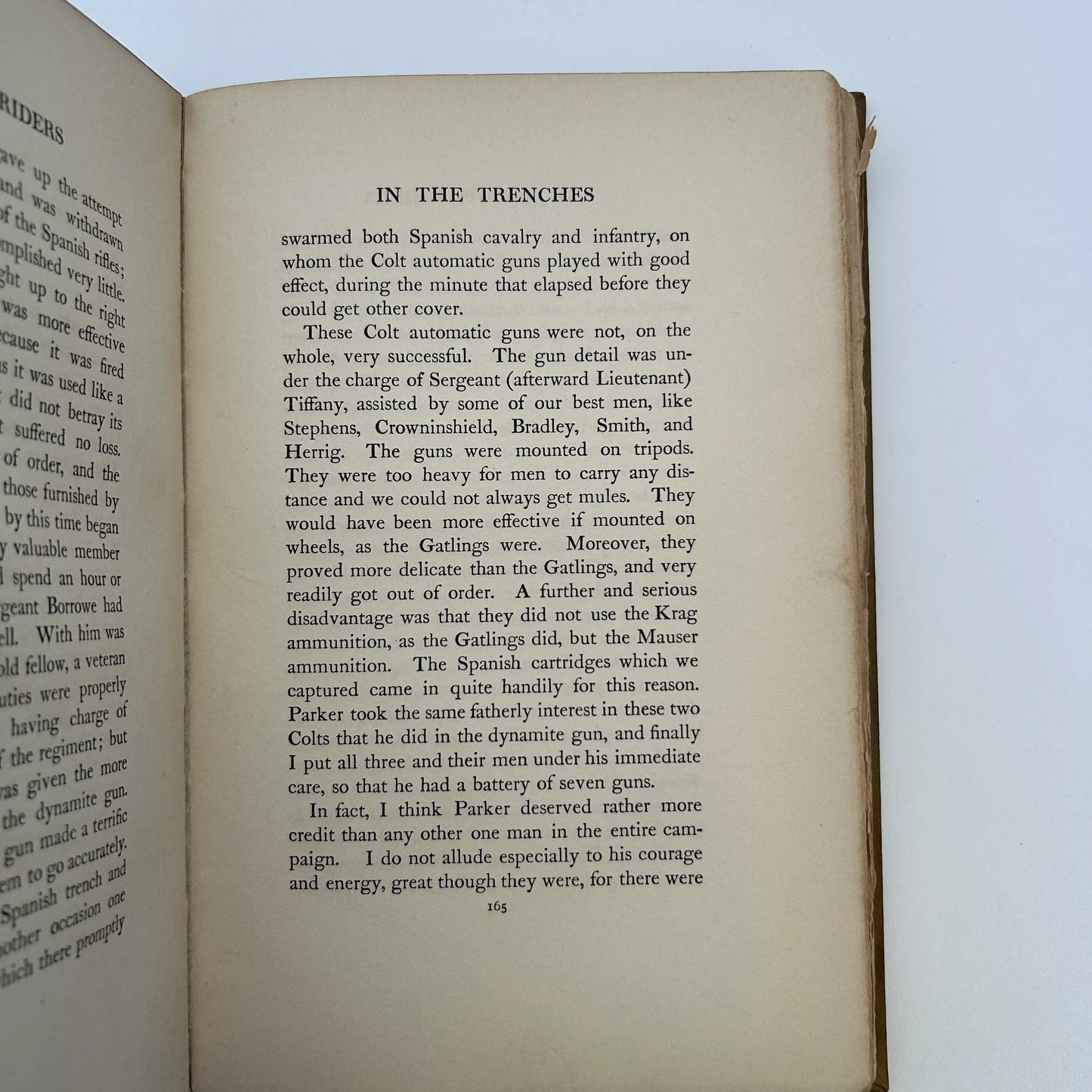 Theodore Roosevelt's "The Rough Riders"— First edition — 1899