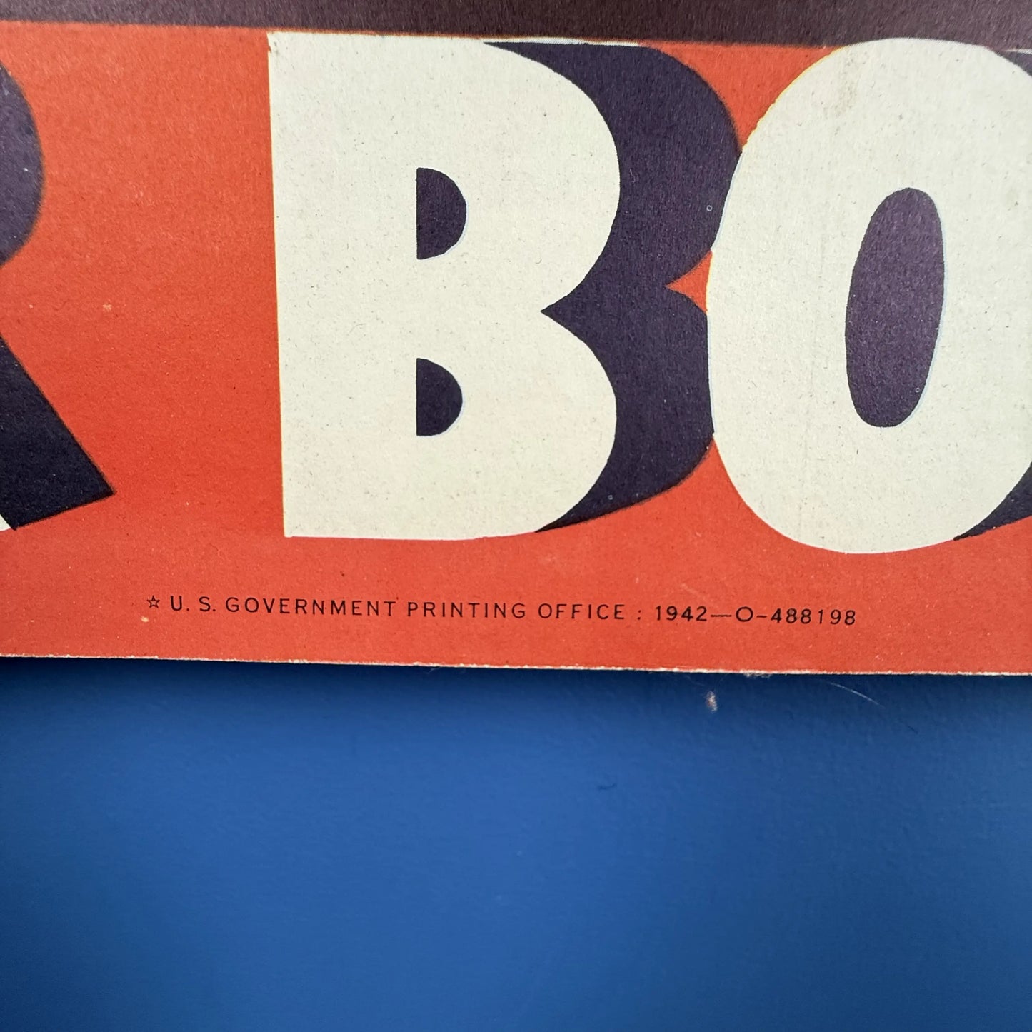 "She's Ready" bond drive poster — mounted — 22" x 28"