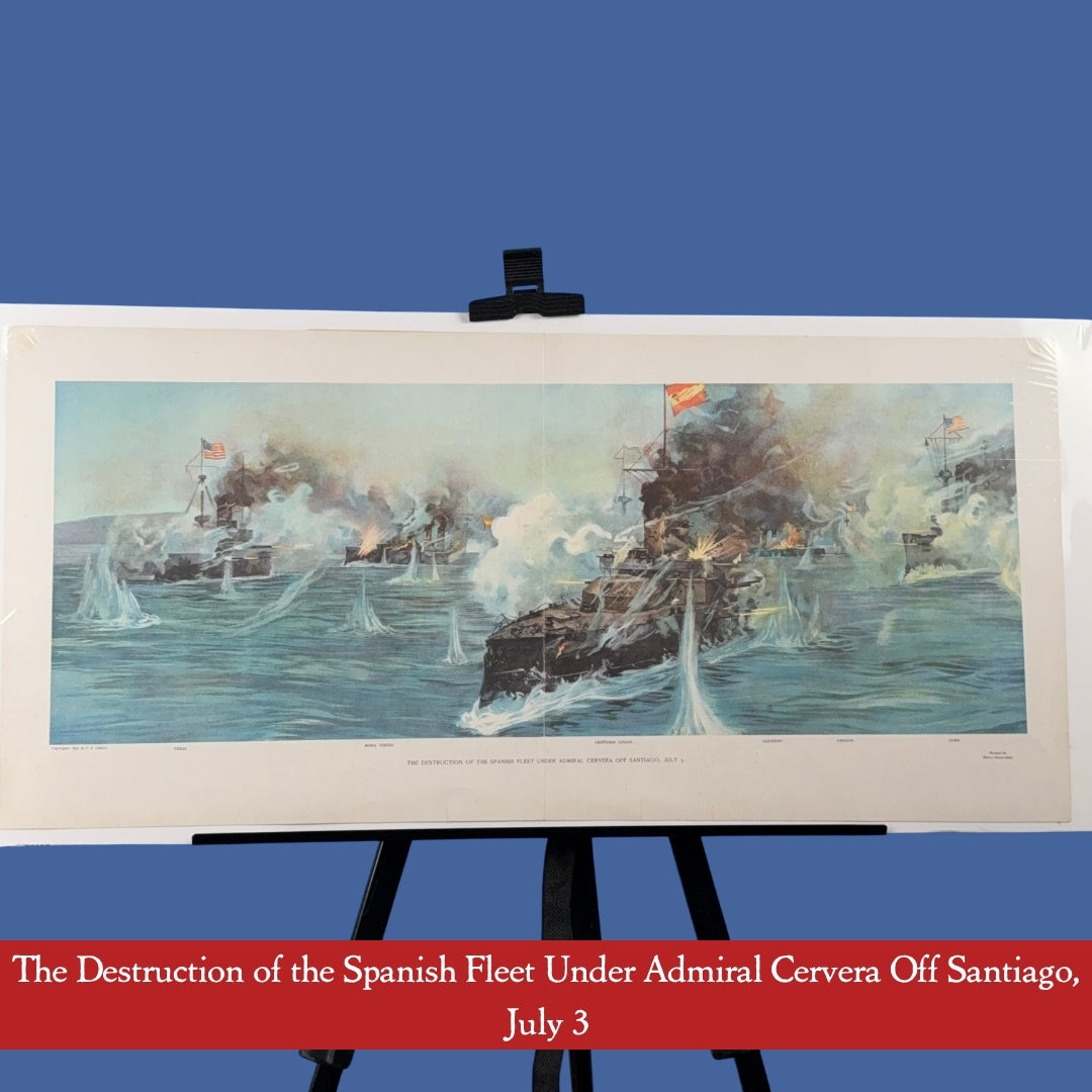Spanish-American War Naval Prints—Havana and Santiago, Cuba, and the return to the United States