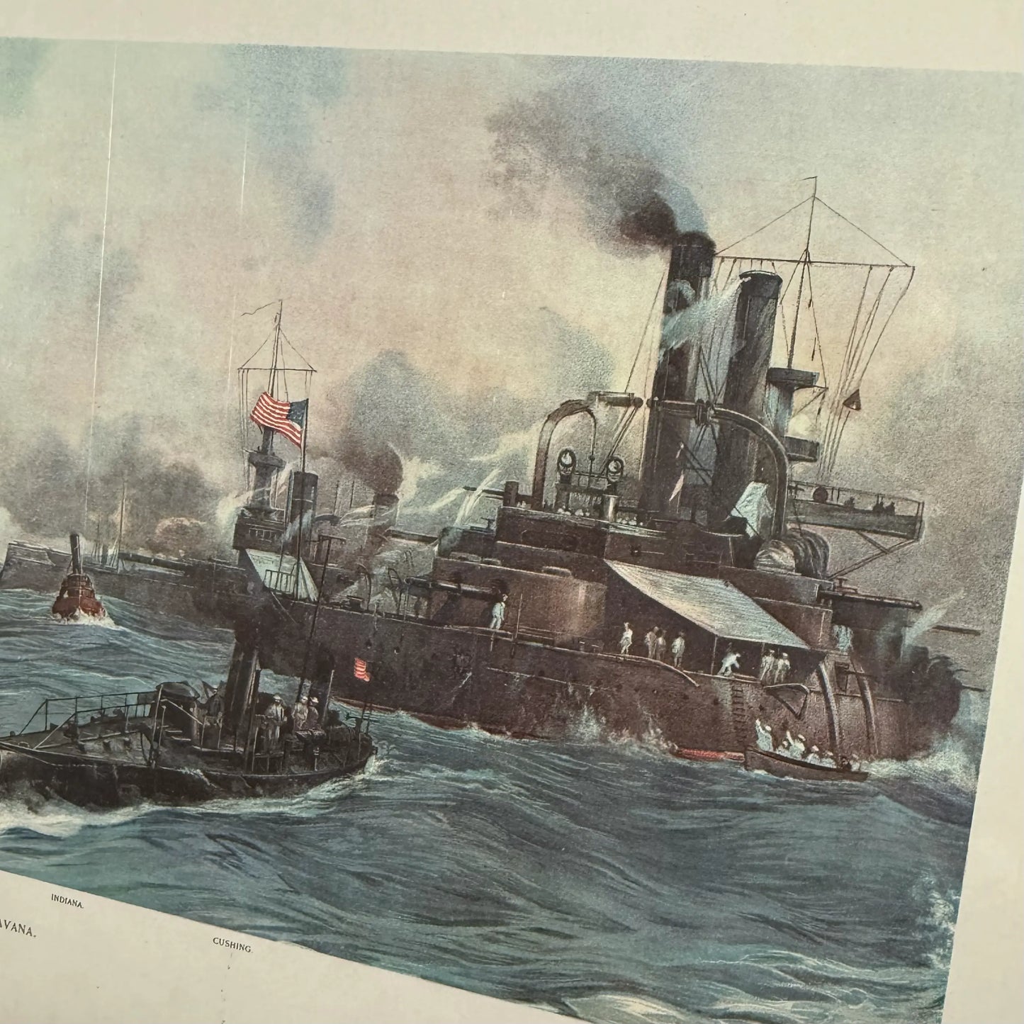 Spanish-American War Naval Prints—Havana and Santiago, Cuba, and the return to the United States