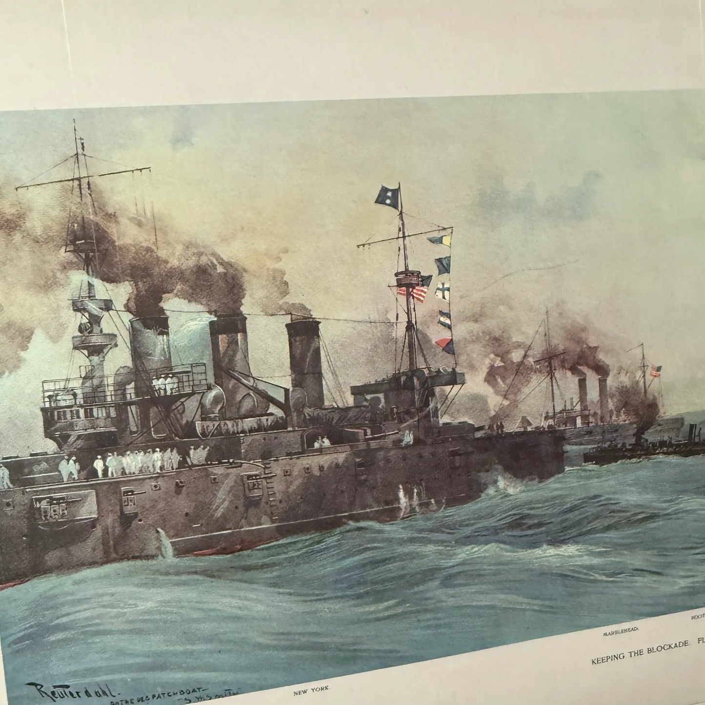 Spanish-American War Naval Prints—Havana and Santiago, Cuba, and the return to the United States