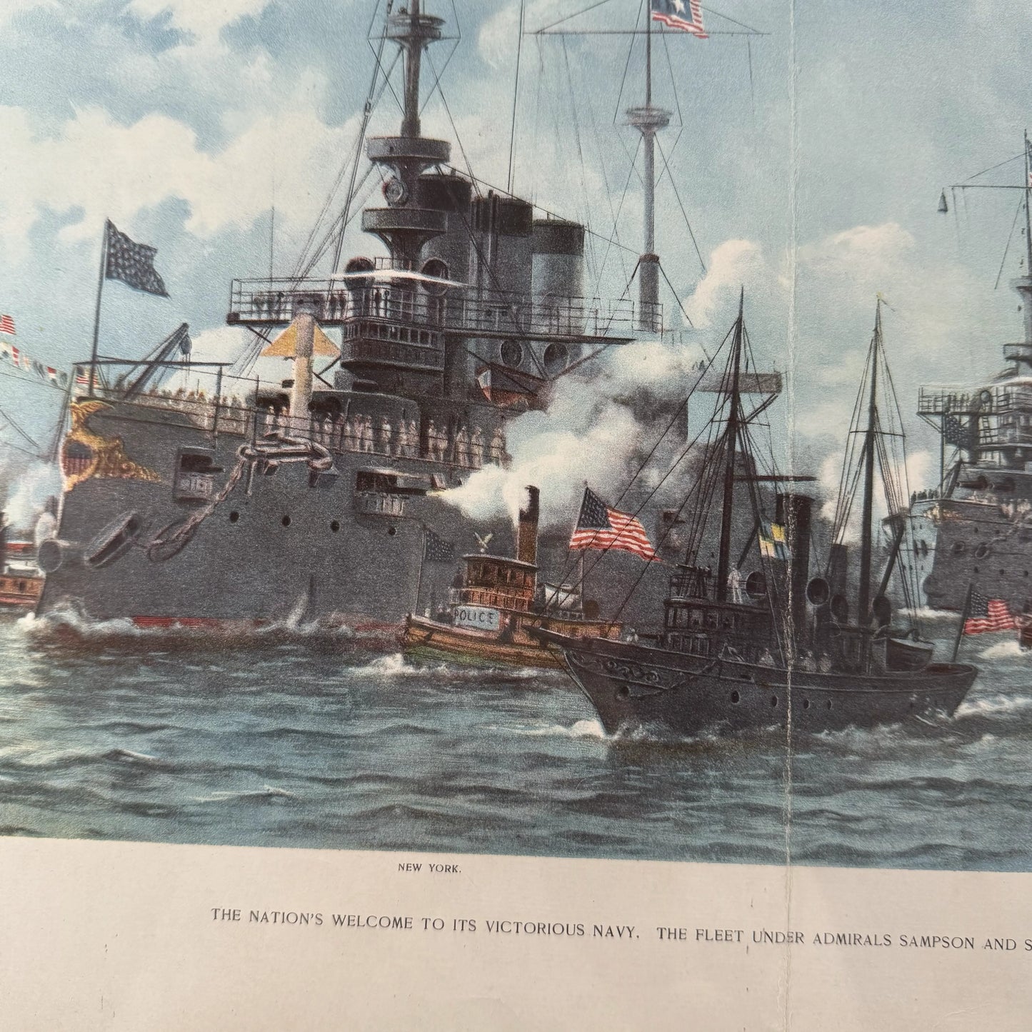 Spanish-American War Naval Prints—Havana and Santiago, Cuba, and the return to the United States
