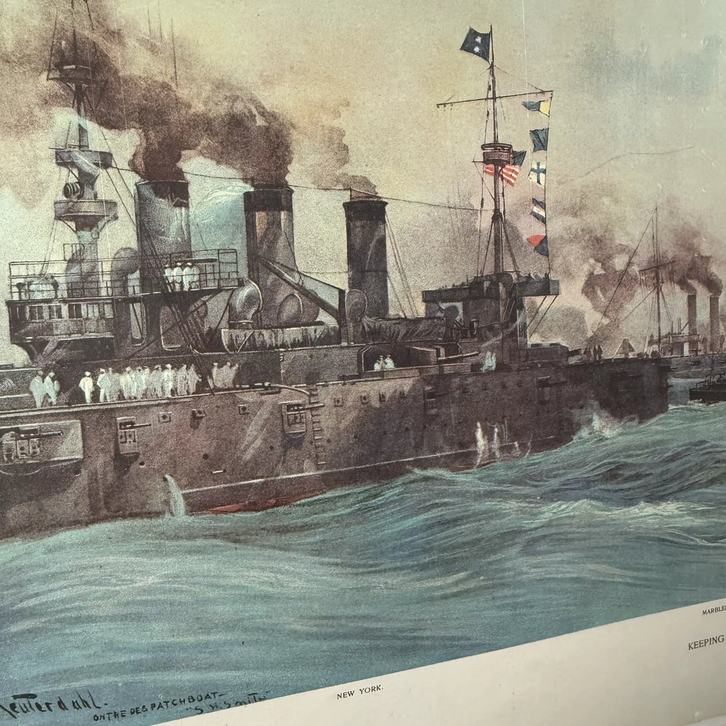 Spanish-American War Naval Prints—Havana and Santiago, Cuba, and the return to the United States