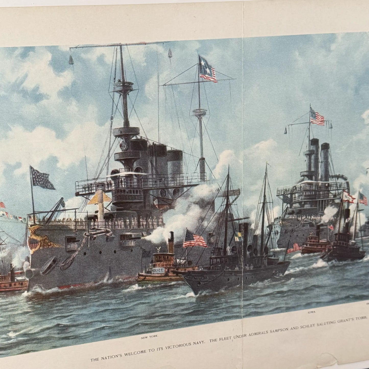 Spanish-American War Naval Prints—Havana and Santiago, Cuba, and the return to the United States