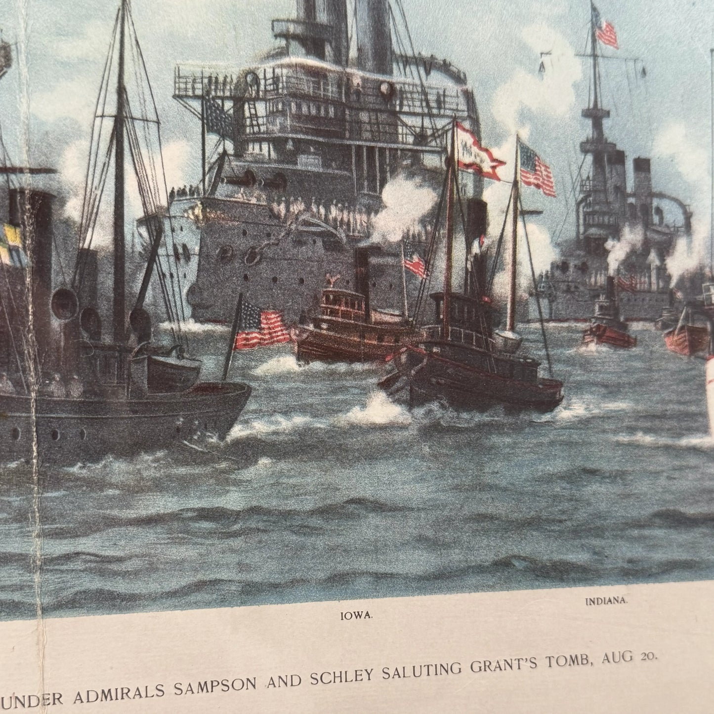 Spanish-American War Naval Prints—Havana and Santiago, Cuba, and the return to the United States