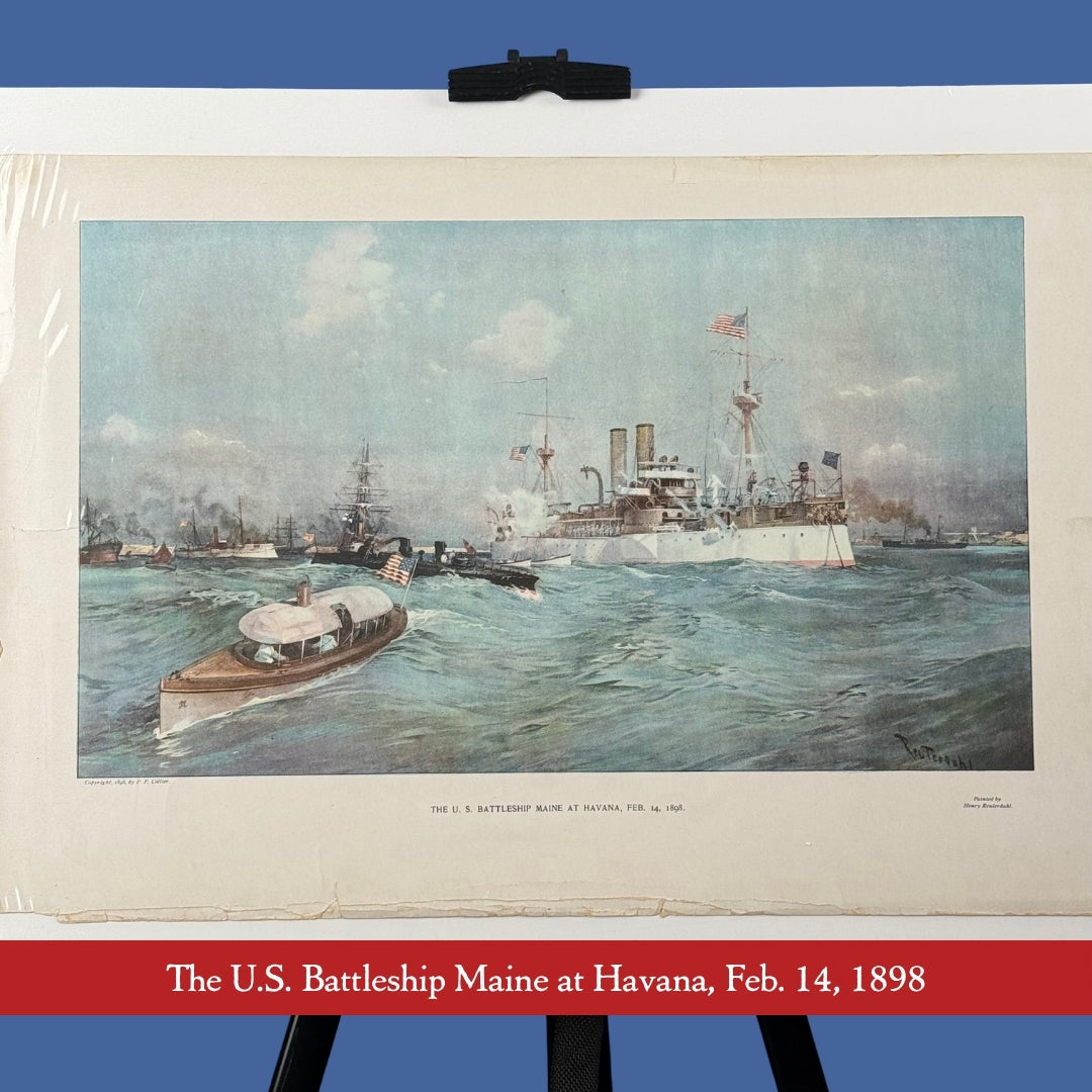 Spanish-American War Naval Prints—Havana and Santiago, Cuba, and the return to the United States