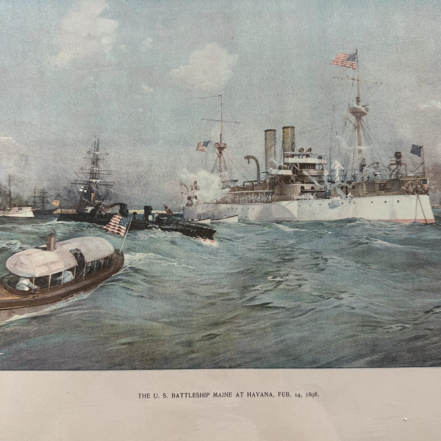 Spanish-American War Naval Prints—Havana and Santiago, Cuba, and the return to the United States