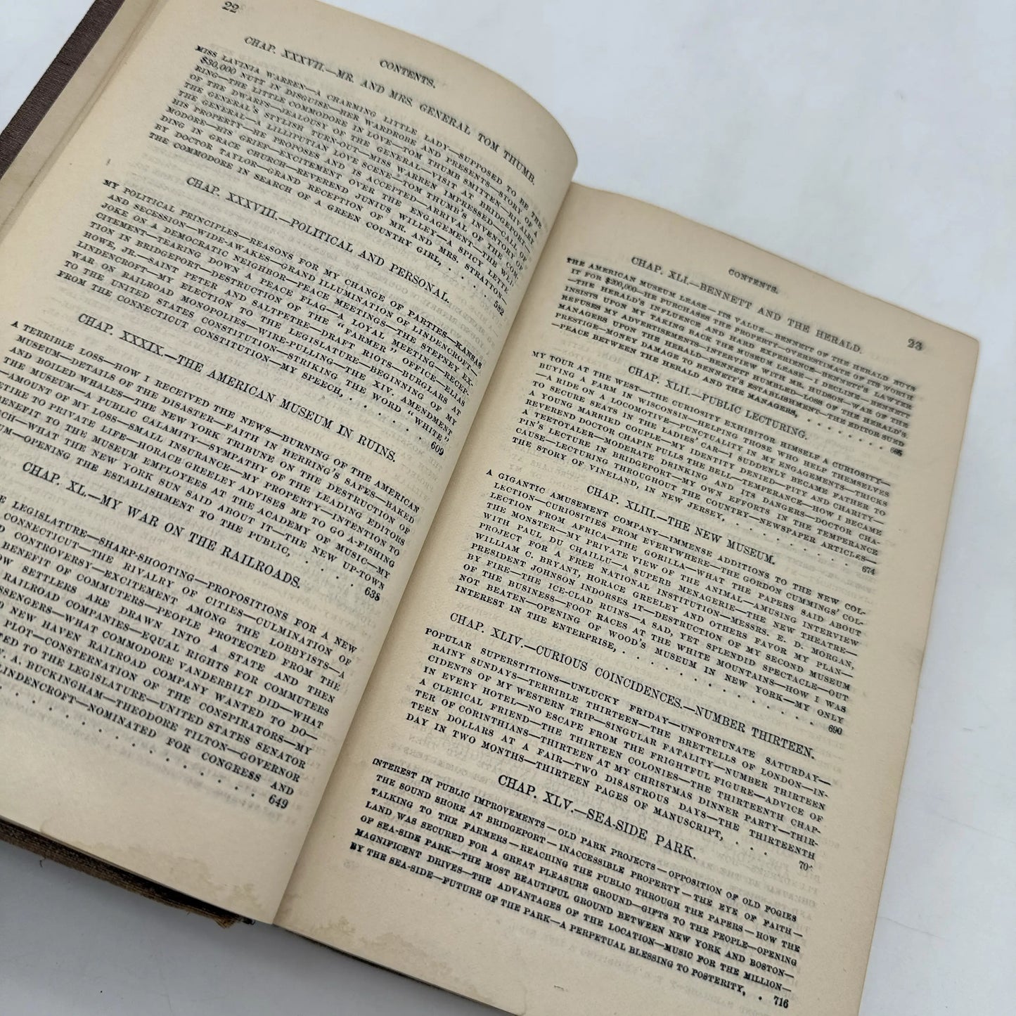 Struggles and Triumphs: or, Forty Years Recollections of P. T. Barnum — Author's Edition — 1875