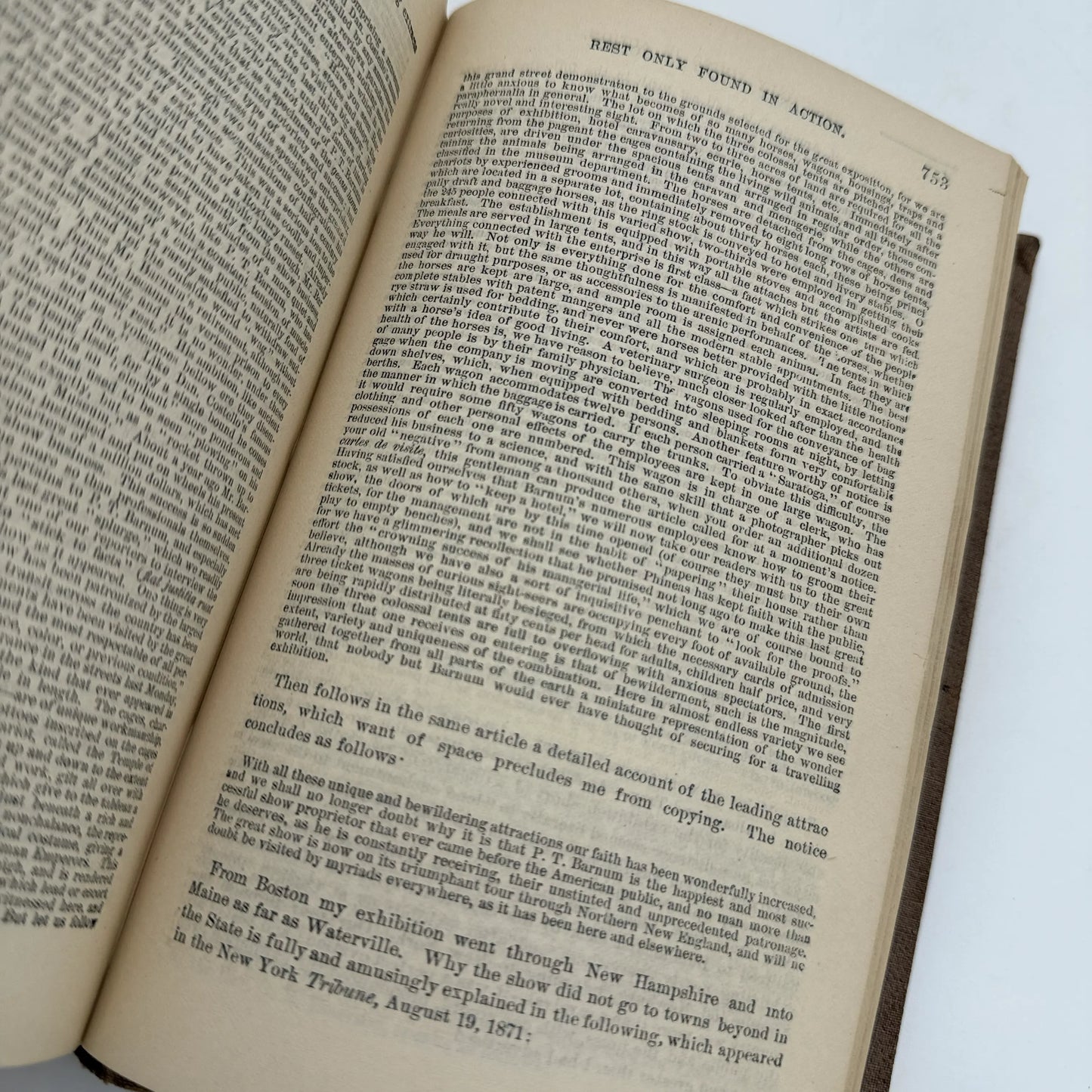 Struggles and Triumphs: or, Forty Years Recollections of P. T. Barnum — Author's Edition — 1875