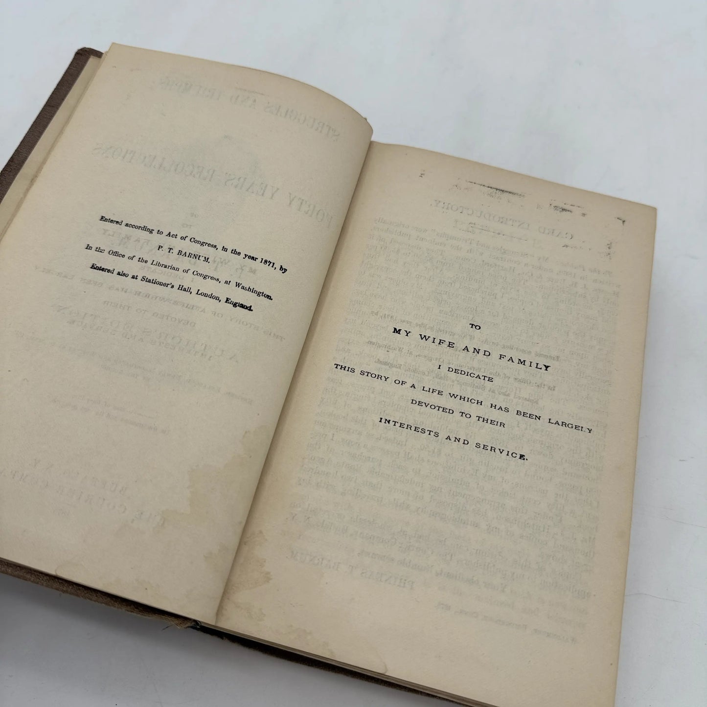 Struggles and Triumphs: or, Forty Years Recollections of P. T. Barnum — Author's Edition — 1875