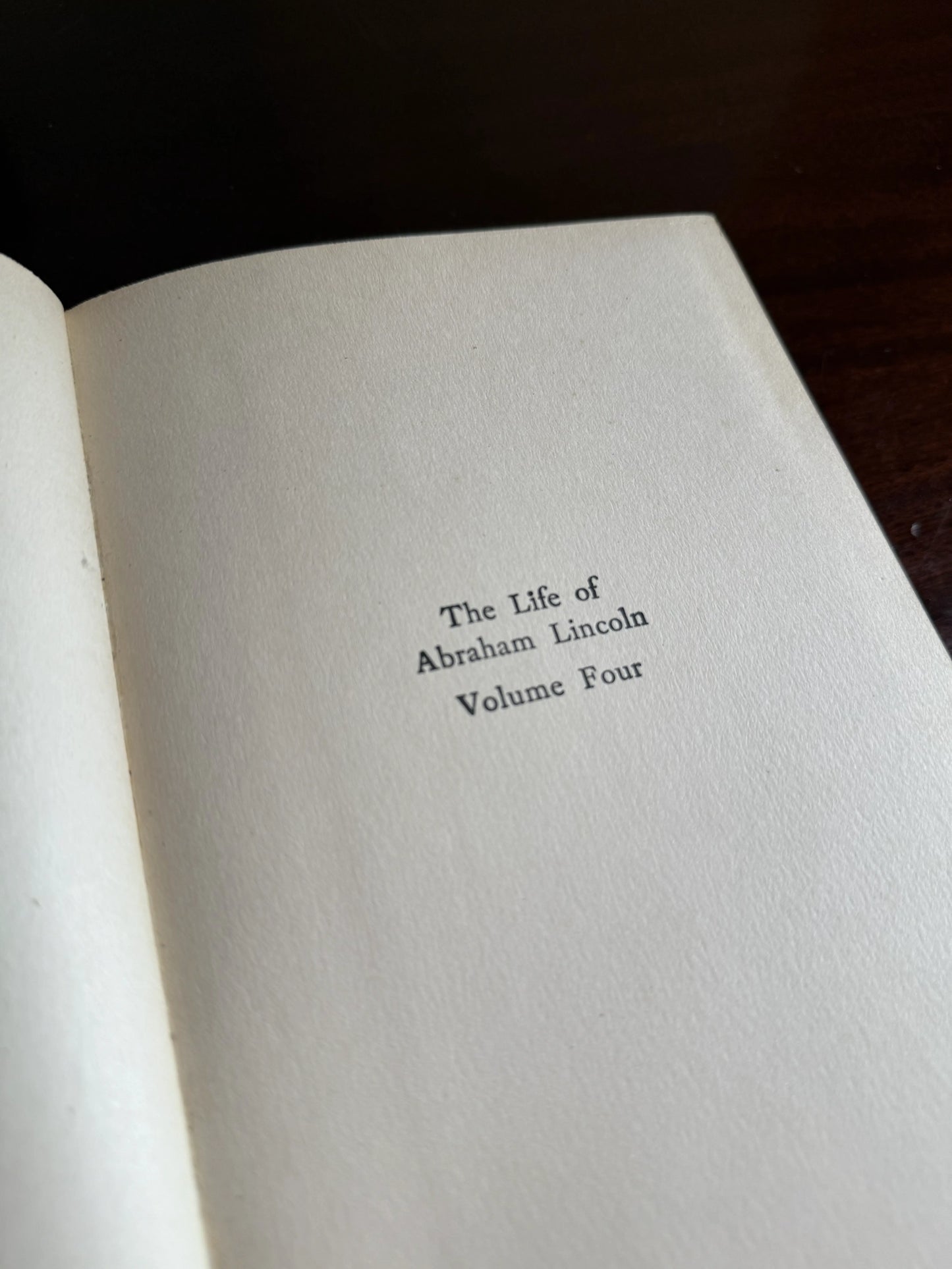 "Life of Lincoln" - Volumes II, III, and IV (missing volume I of a four volume set) by Ida Tarbell — 1909
