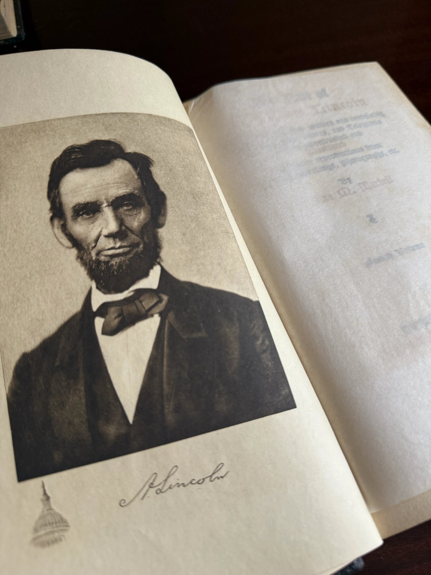 "Life of Lincoln" - Volumes II, III, and IV (missing volume I of a four volume set) by Ida Tarbell — 1909