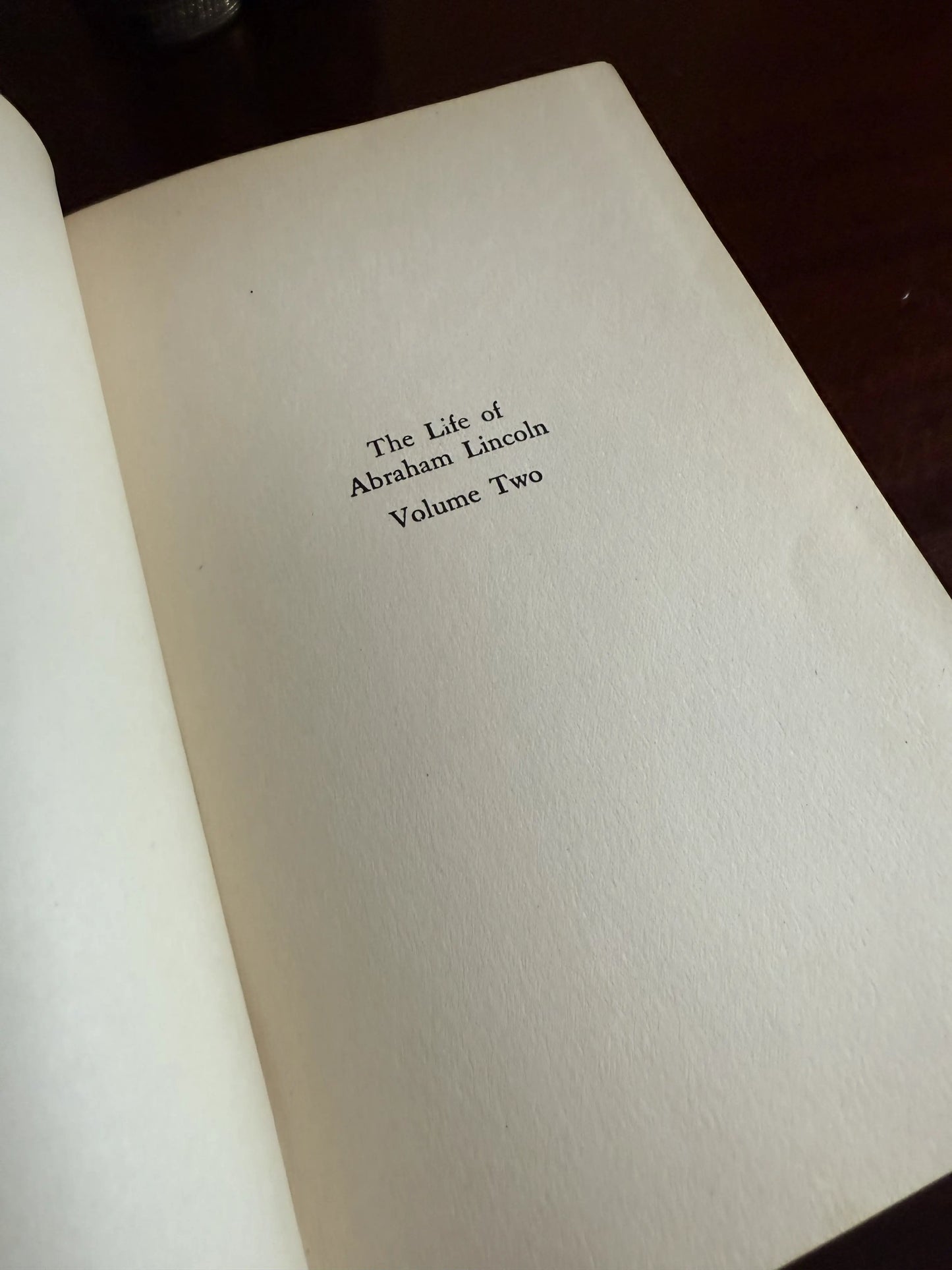 "Life of Lincoln" - Volumes II, III, and IV (missing volume I of a four volume set) by Ida Tarbell — 1909
