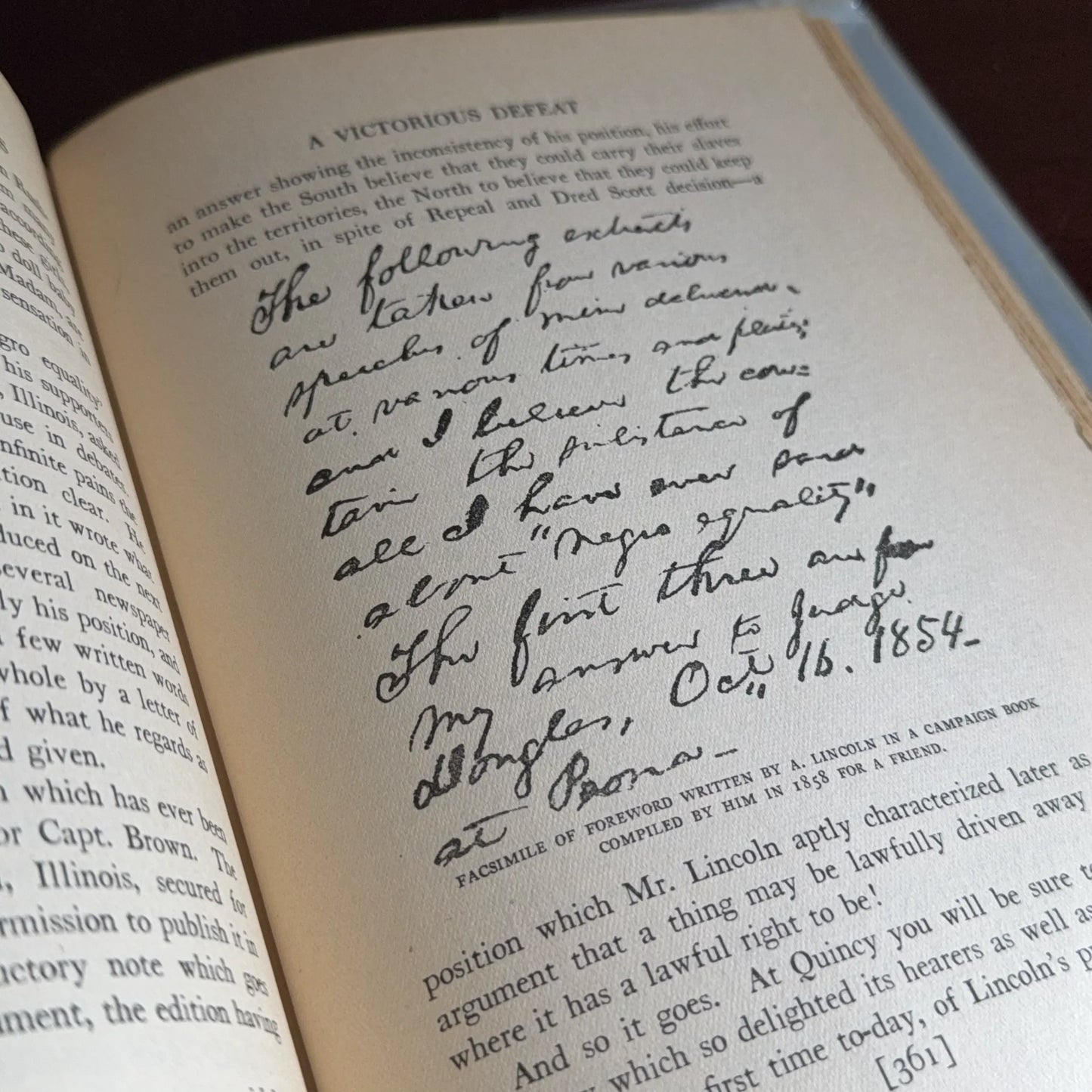 "In the Footsteps of the Lincolns" by Ida Tarbell — Signed and inscribed