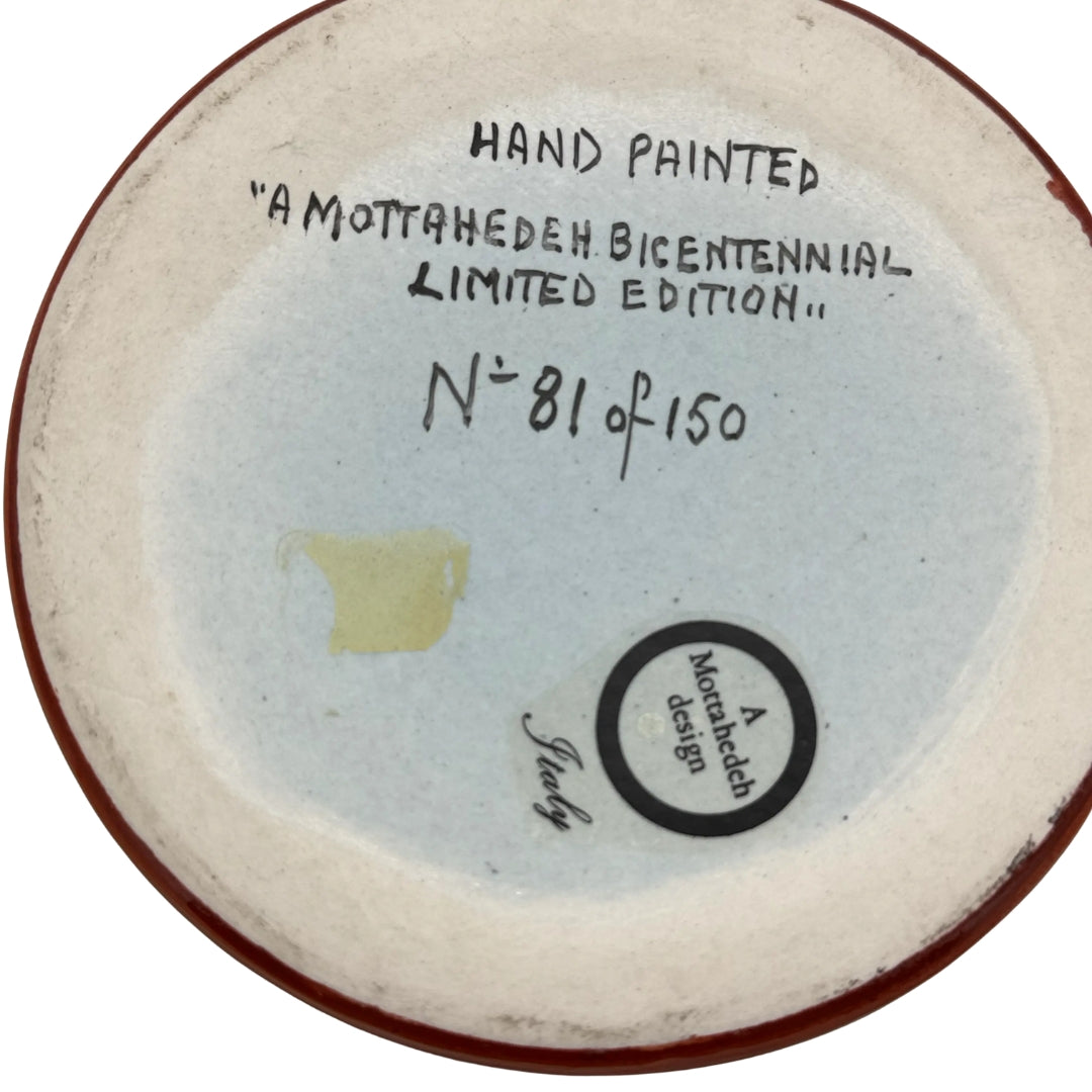 Hand-painted limited edition mug from Mottahedeh with picture of The George Washington — #81 of 150