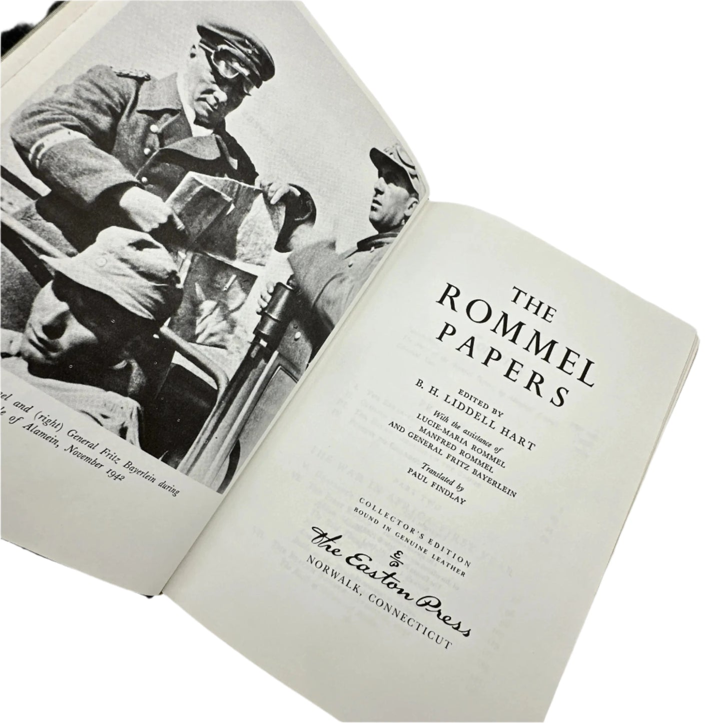 "The Rommel Papers" — Erwin Rommel — Leather-bound, gilt-edged Easton Press edition