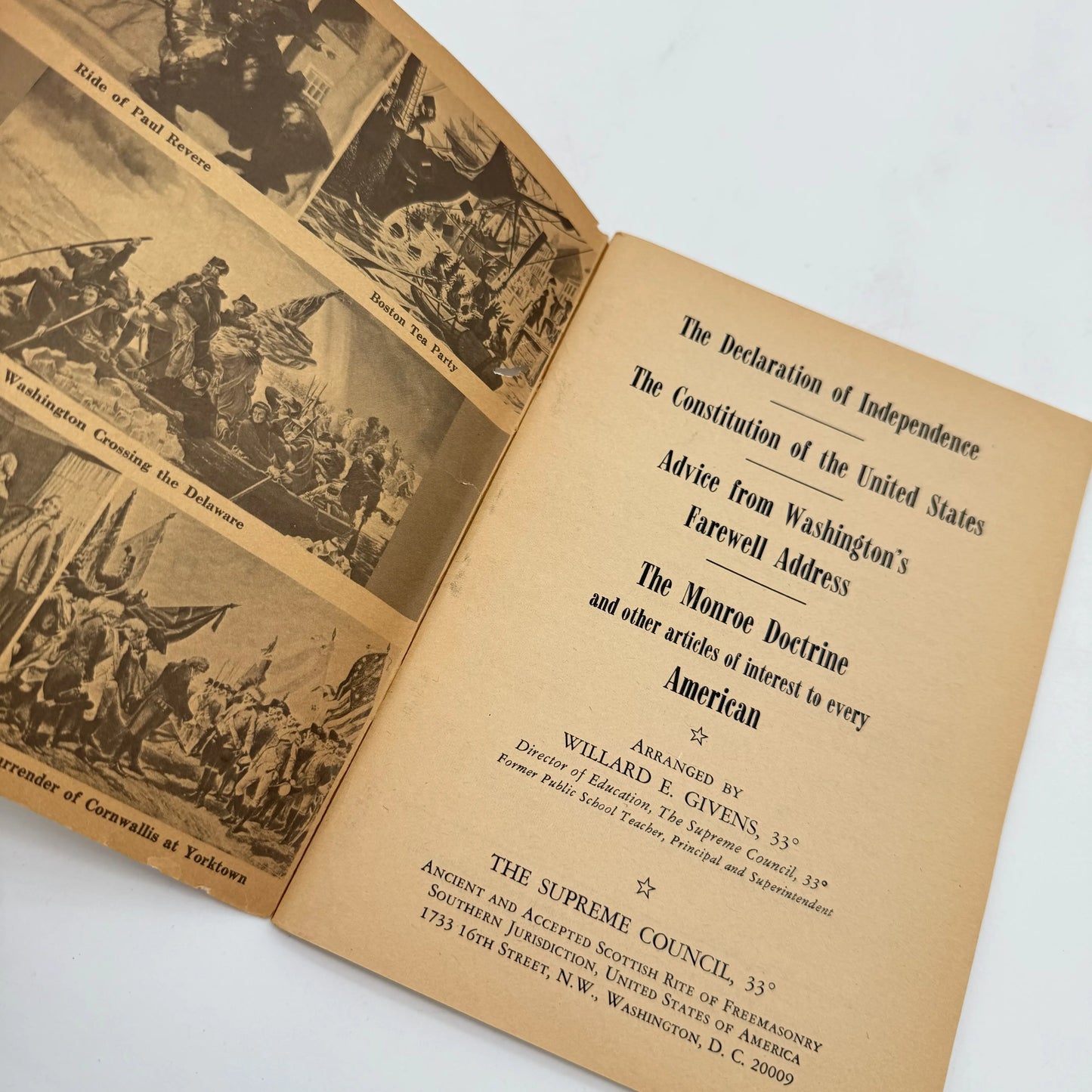 Three Publications related to George Washington