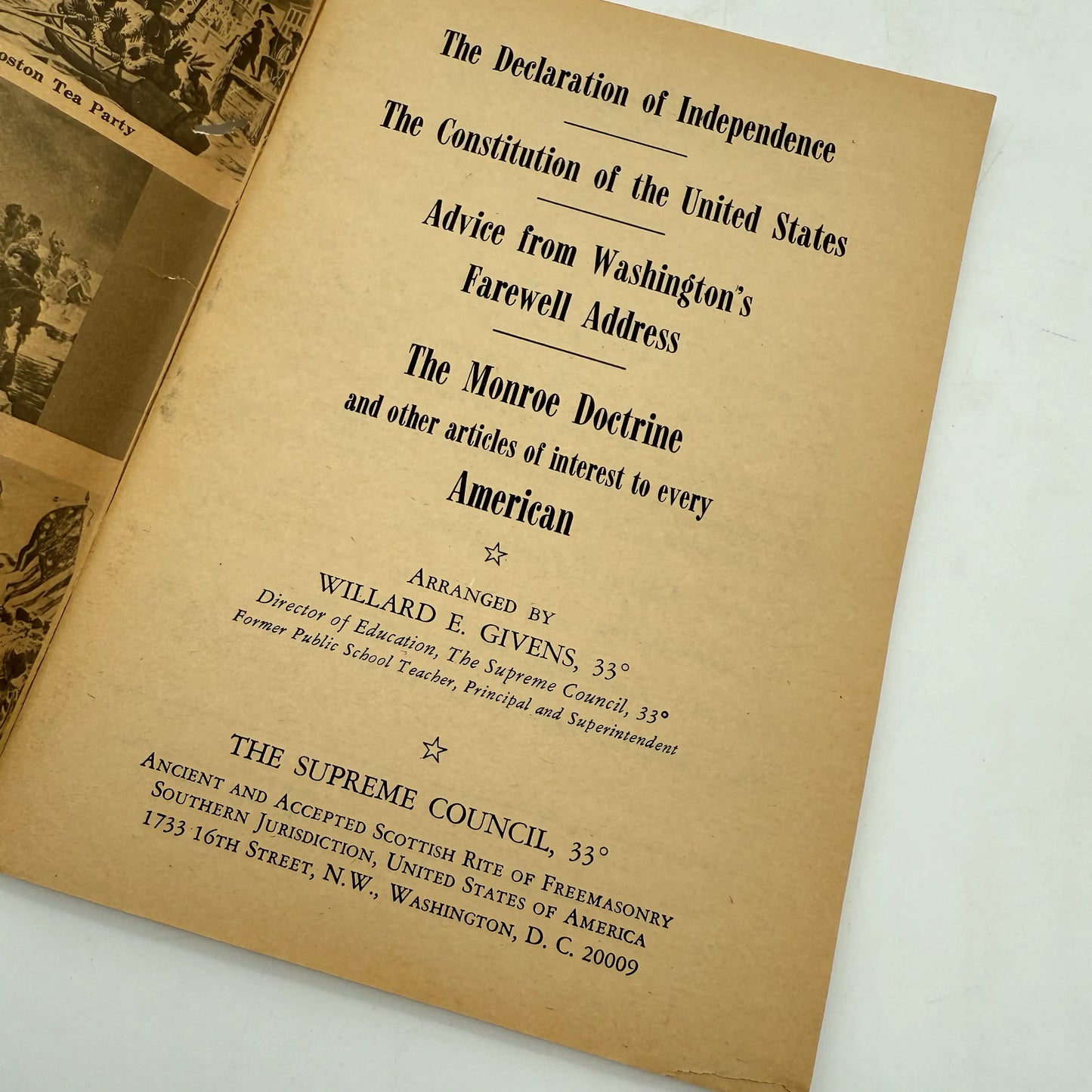 Three Publications related to George Washington