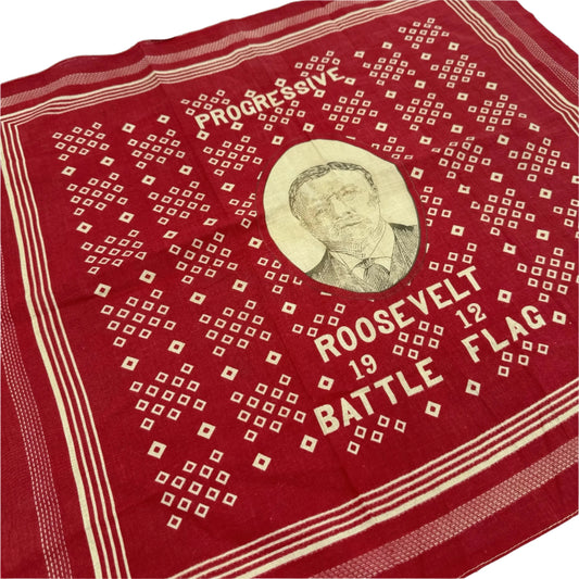 Theodore Roosevelt Progressive Party Battle Flag Bandana — 1912 from The History List Store.