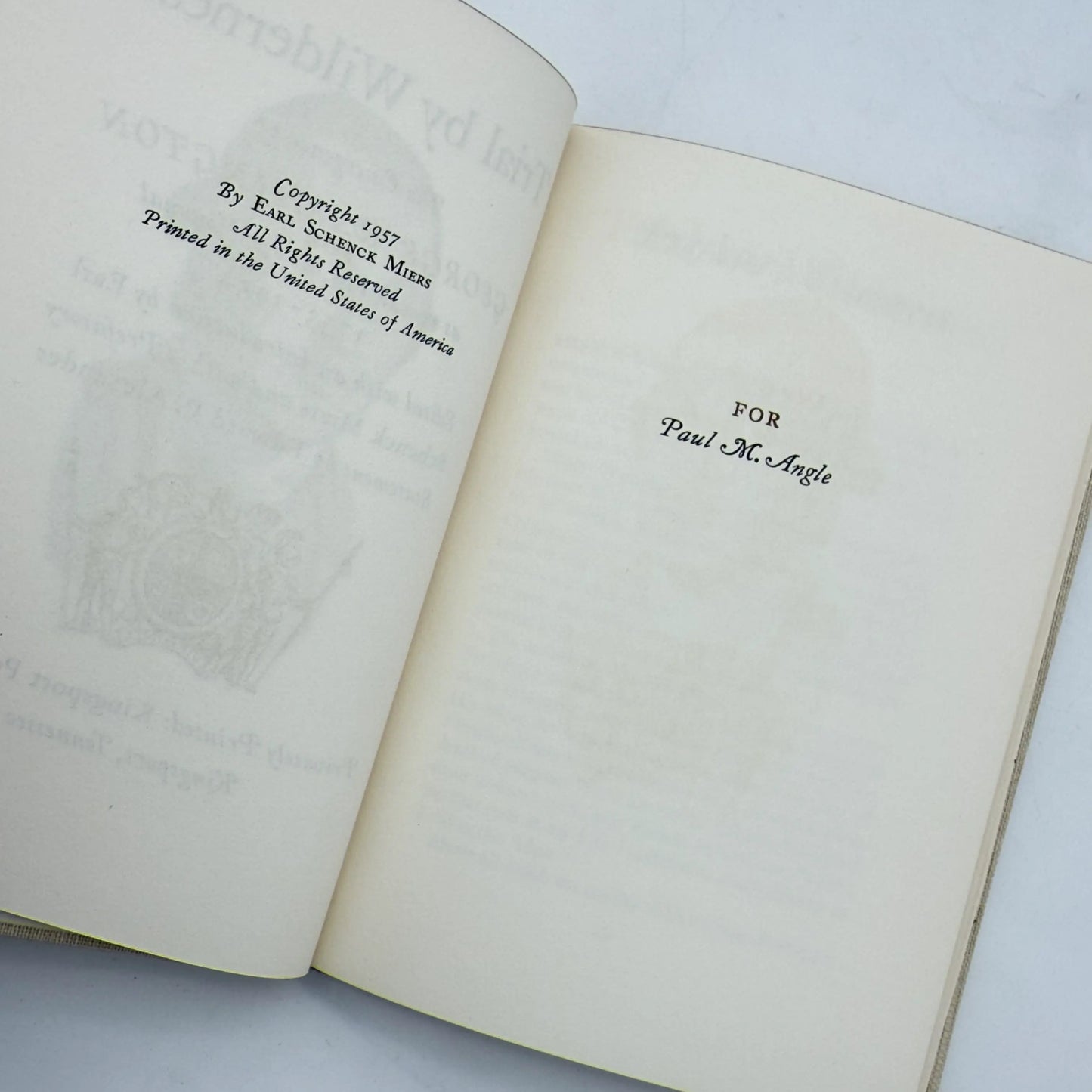 "Trial by Wilderness: The Emergence of George Washington" by Earl Schenck Meirs