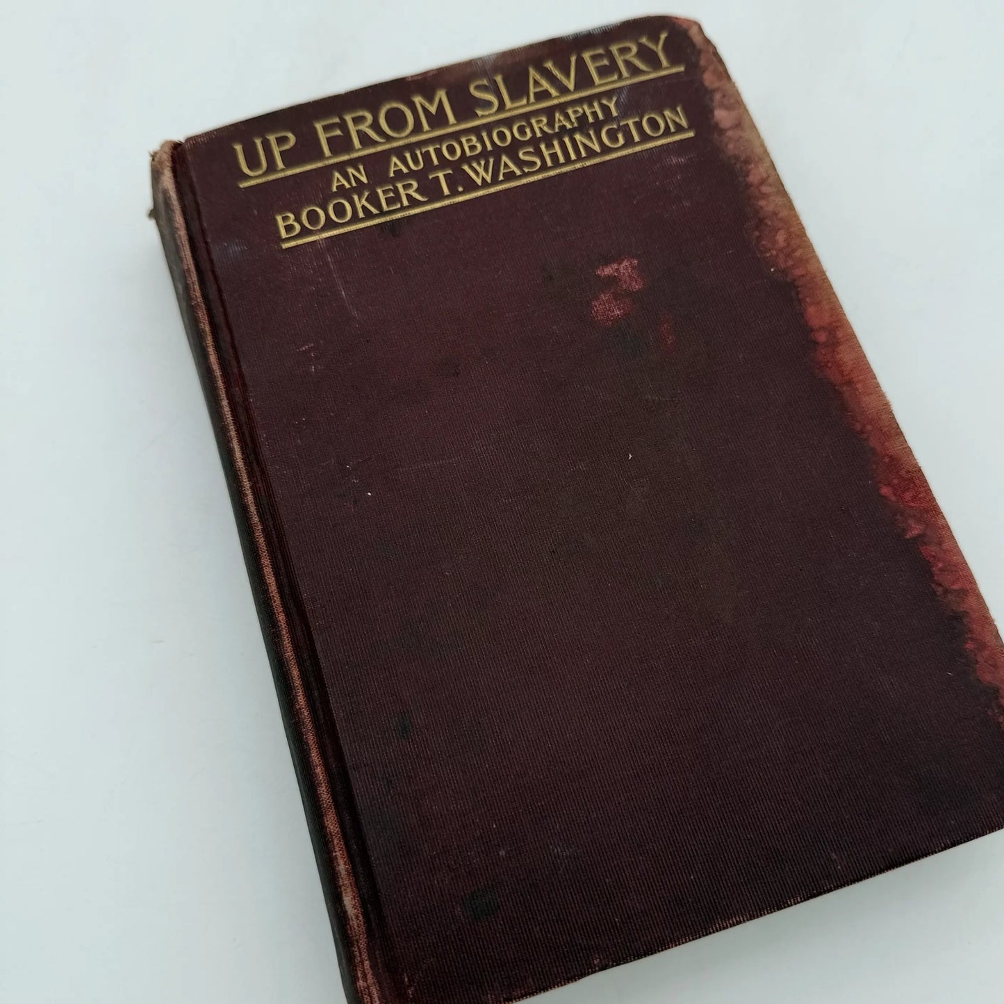 "Up from Slavery" — Booker T. Washington's 1901 autobiography