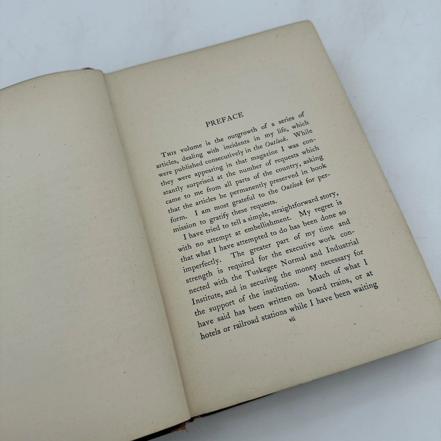"Up from Slavery" — Booker T. Washington's 1901 autobiography