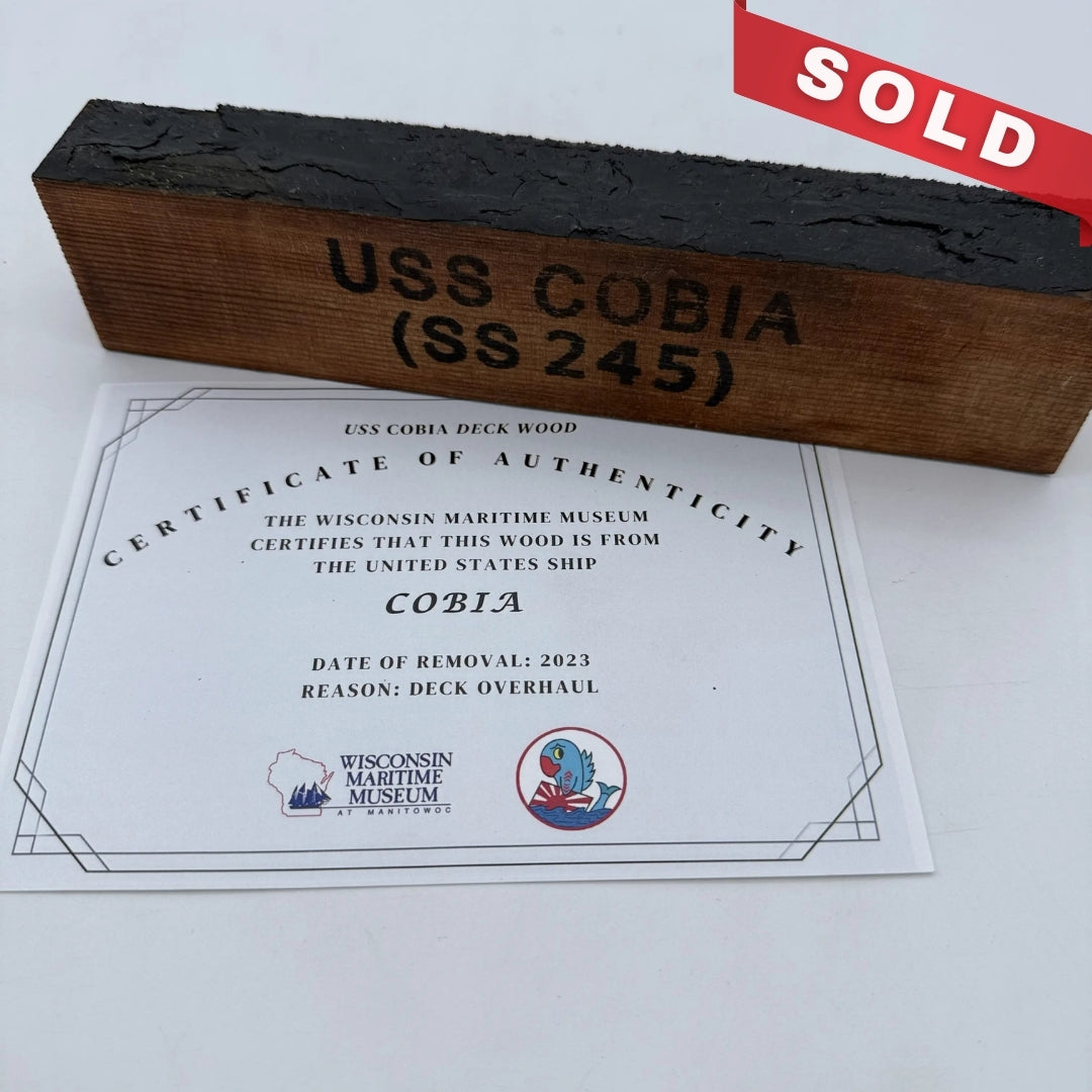 USS Cobia deck plank