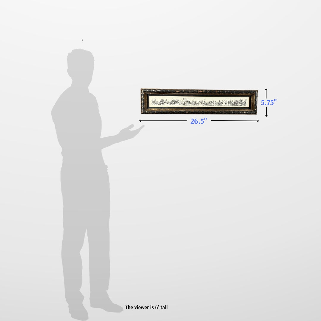 Framed print of "The Marching Gypsies" by Jacques Callot