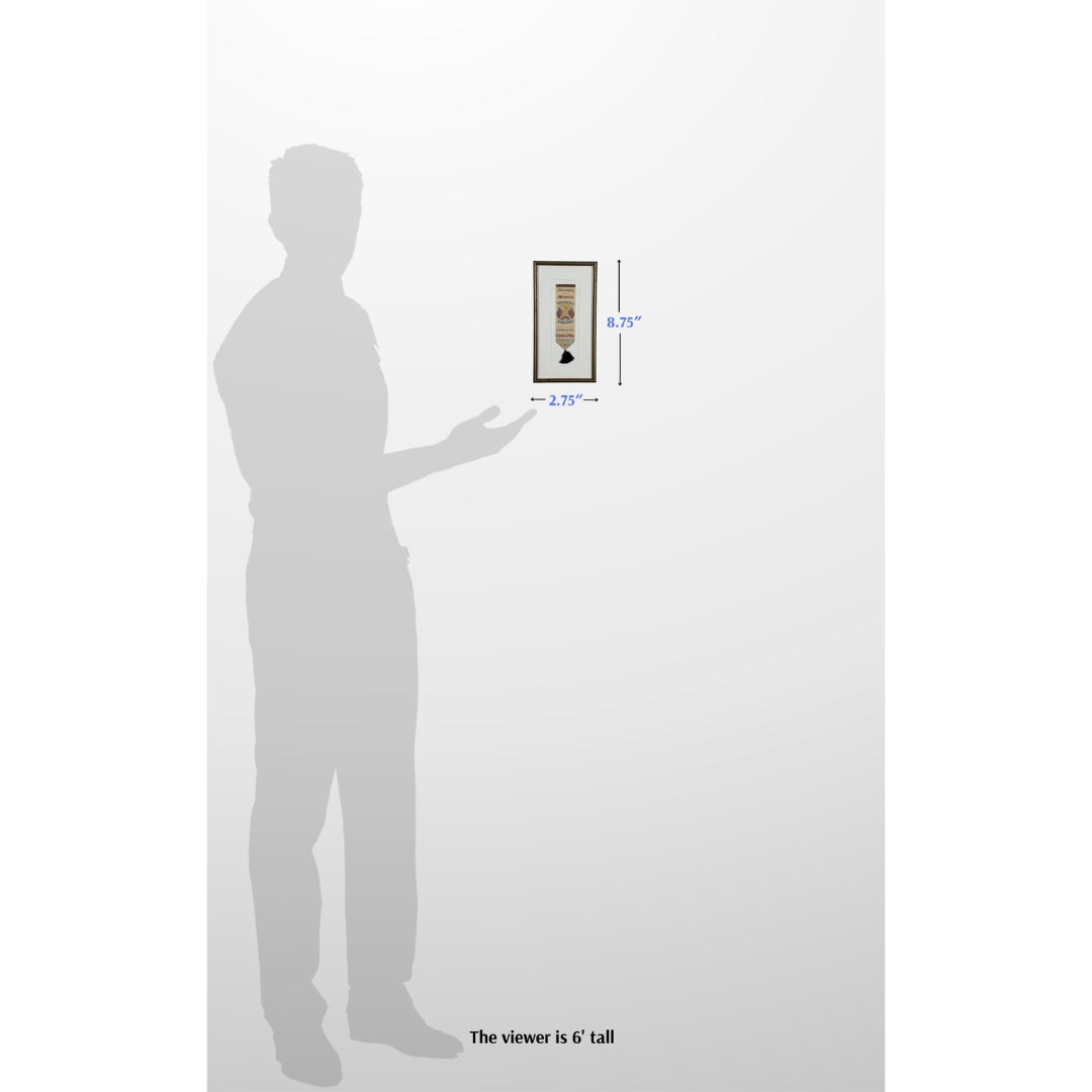 "Memorial To Our Heroes Victory Day" Stevengraph — Matted and framed