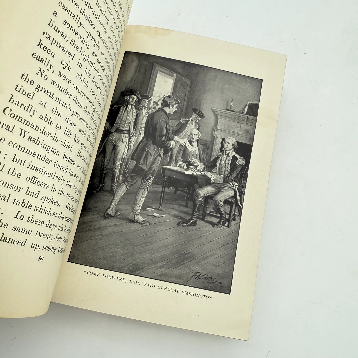 "With Washington at Valley Forge" by W. Bert Foster — For young adult readers