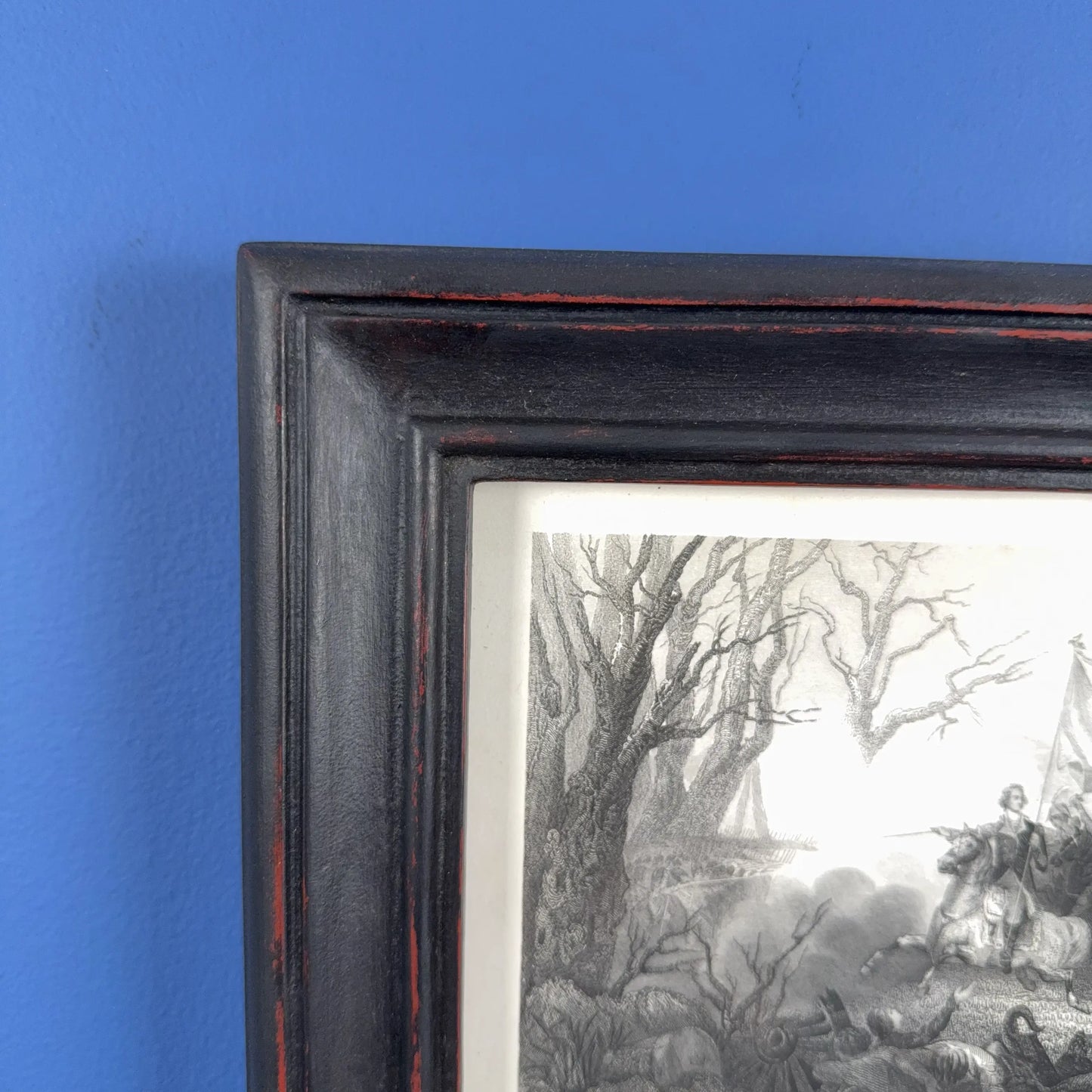 "Washington at Princeton" — Framed print