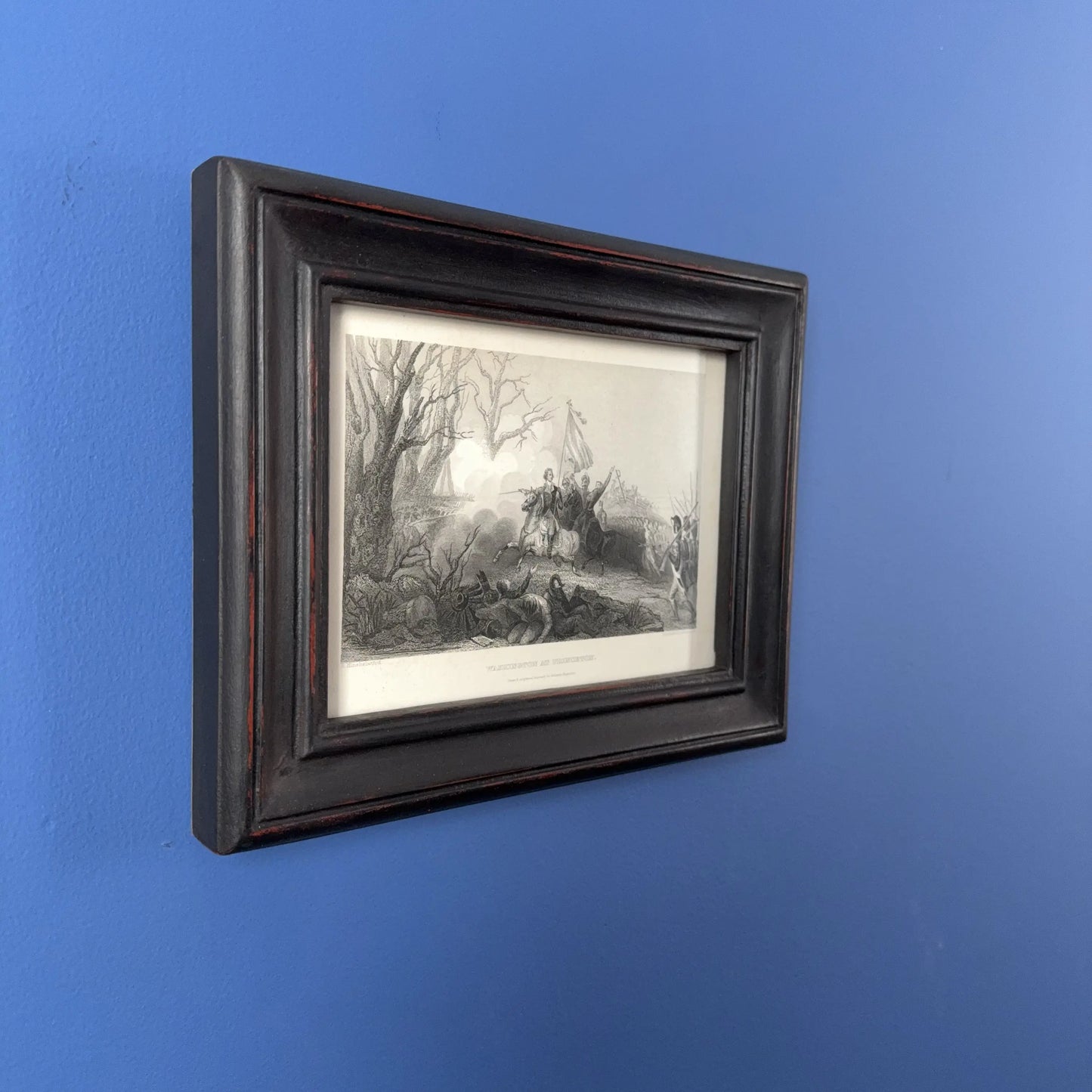 "Washington at Princeton" — Framed print