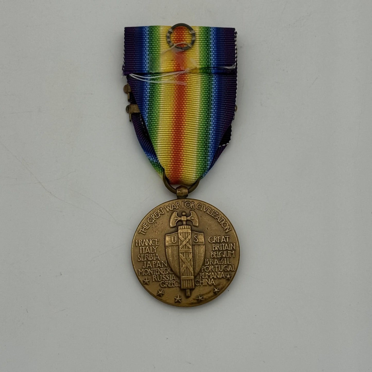 Framed medals from 1911 - 1918