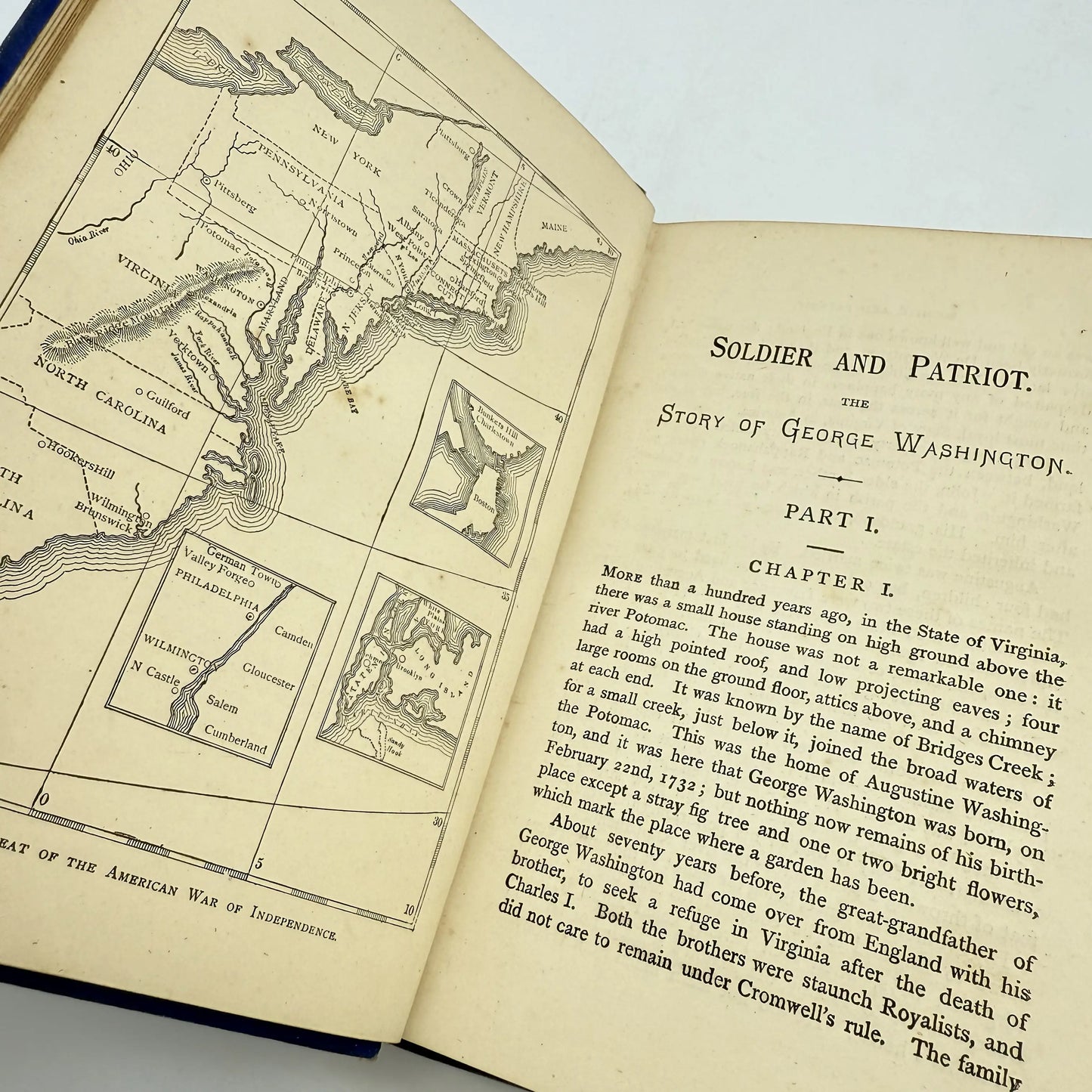 Six books about the life of George Washington from 1887 to 1953 — For young adult readers