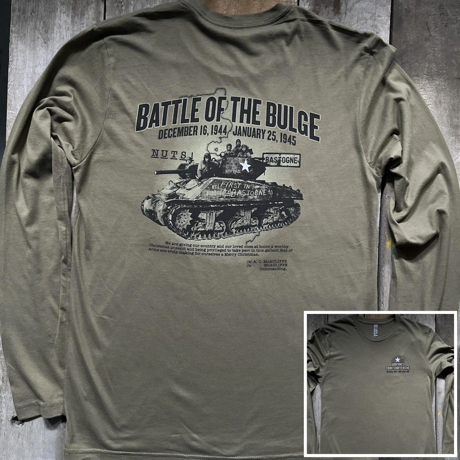 Indføre Udsøgt Bliv sammenfiltret Battle of the Bulge Shirt | For Military History Lovers – The History List