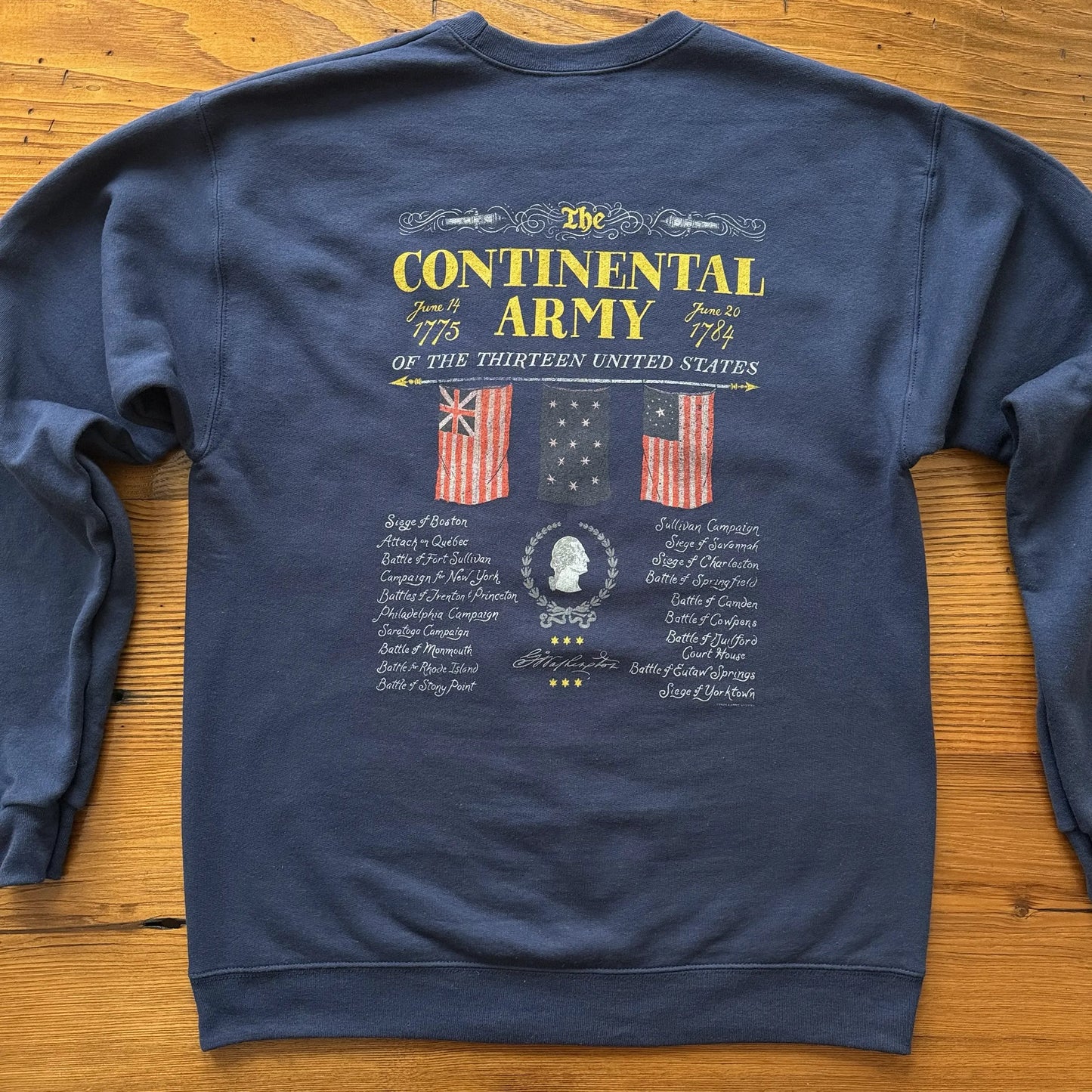 "The Continental Army" Crewneck sweatshirt