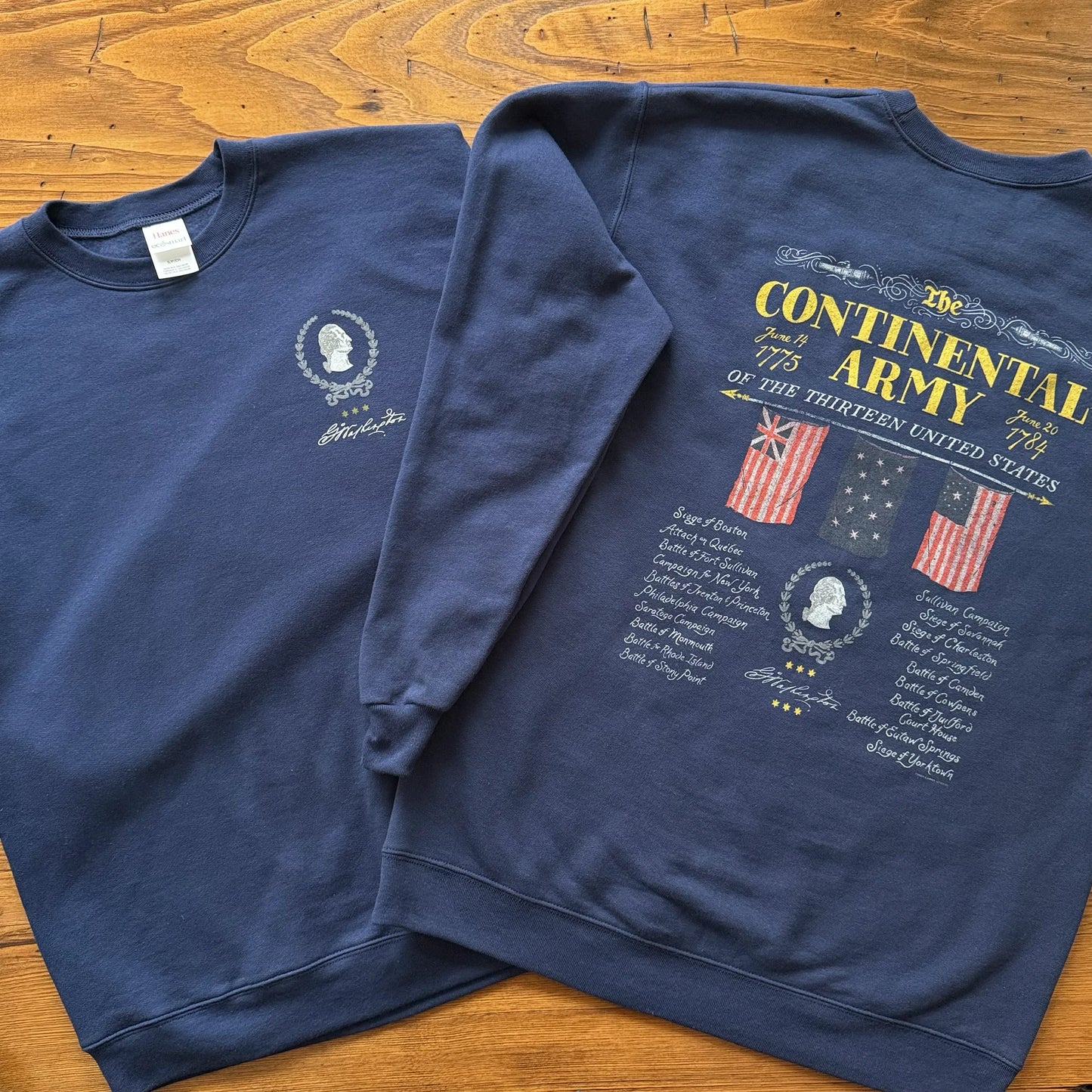 "The Continental Army" Crewneck sweatshirt