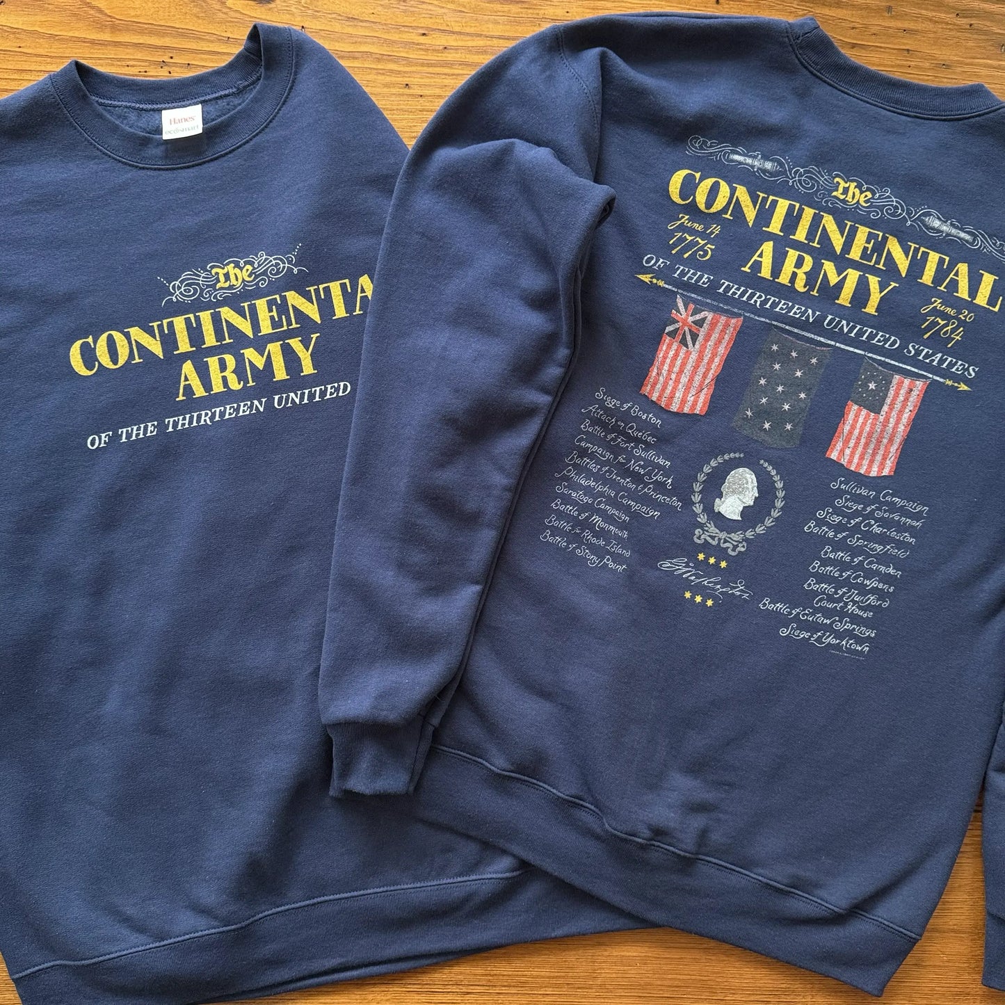"The Continental Army" Crewneck sweatshirt