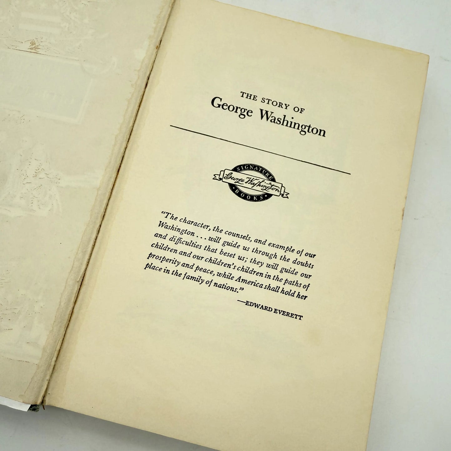 Six books about the life of George Washington from 1887 to 1953 — For young adult readers